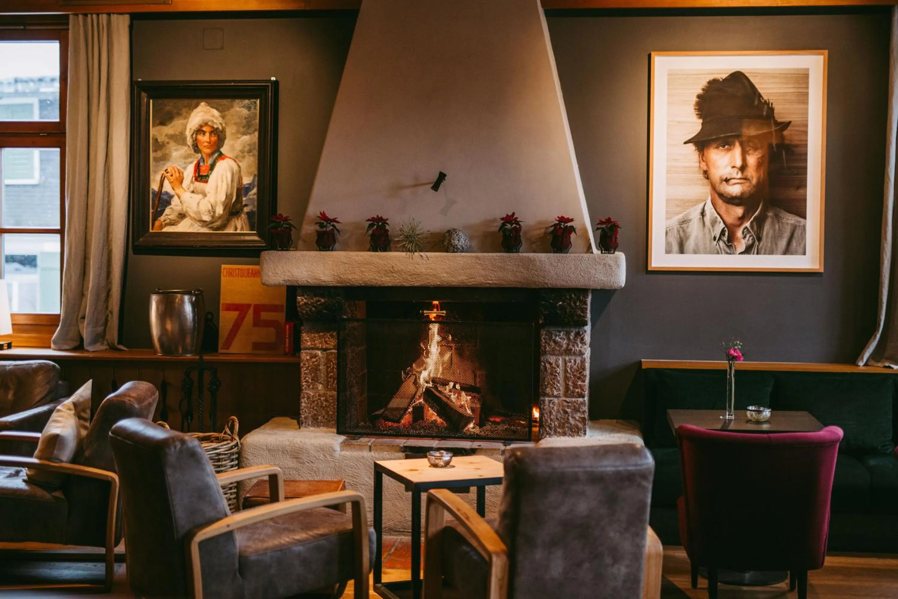 Library in Gasthof Hirschen Schwarzenberg