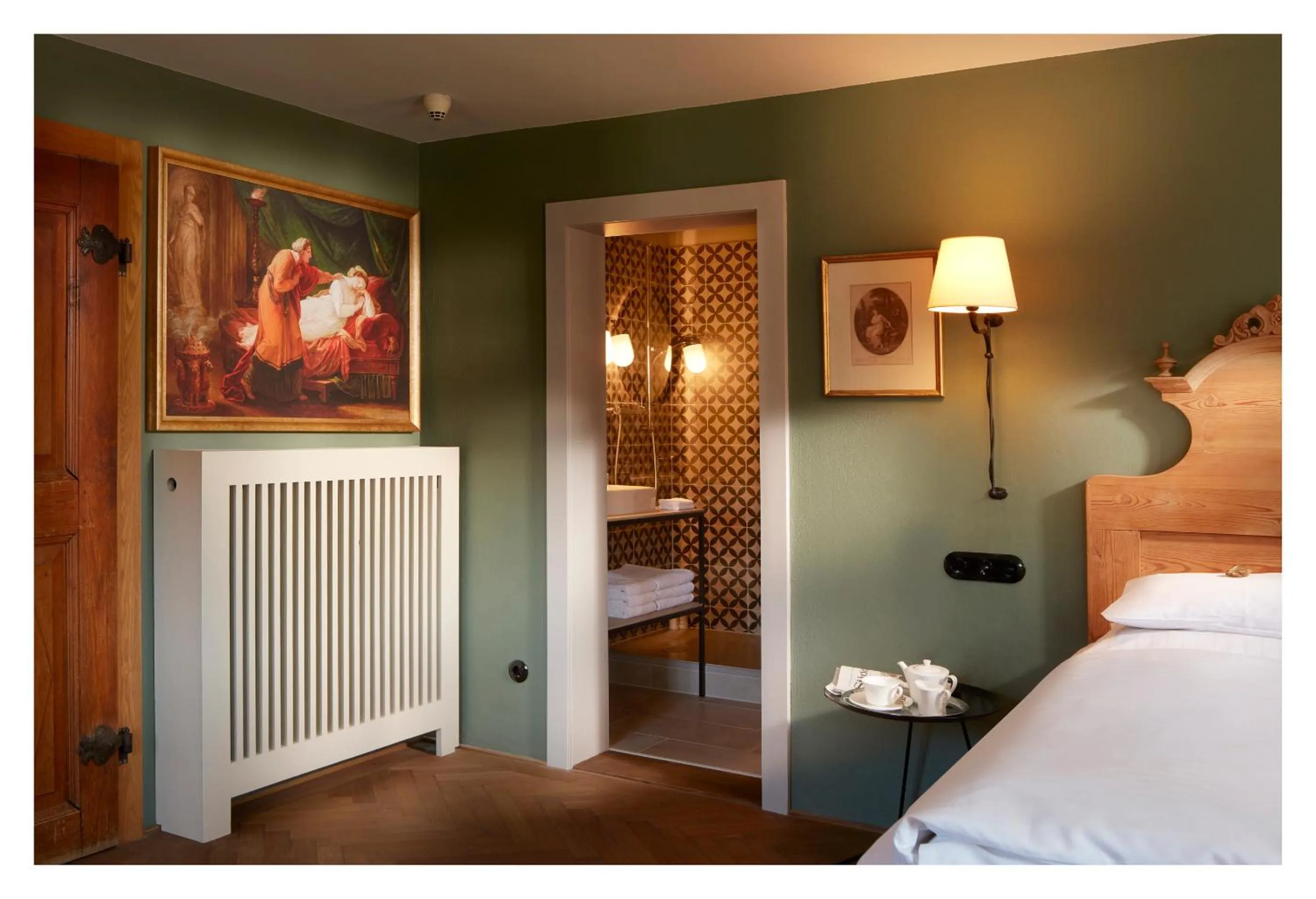 Bed in Gasthof Hirschen Schwarzenberg