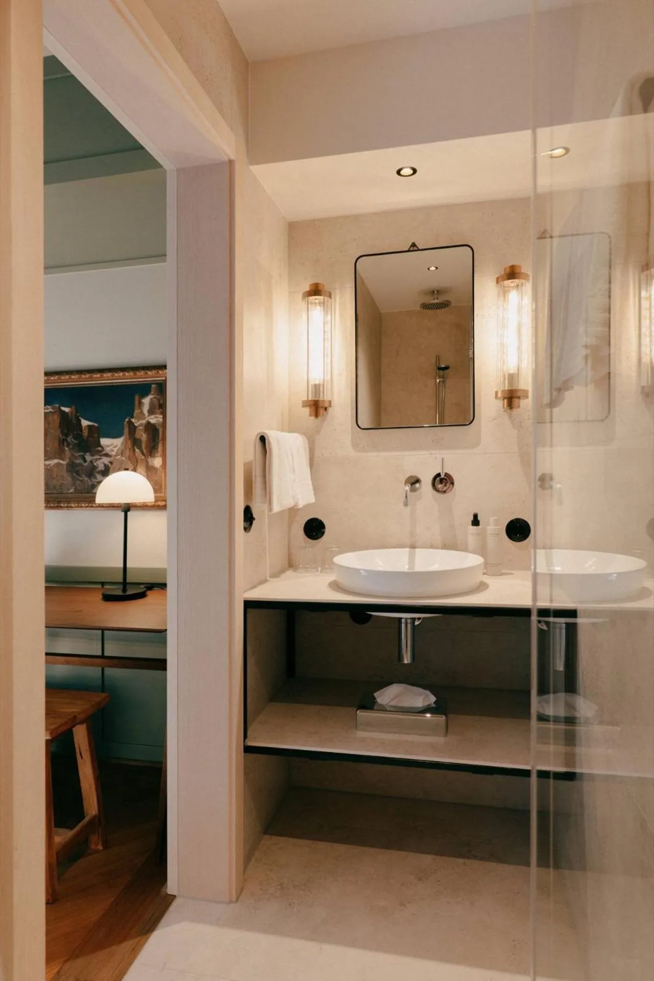 Bathroom in Gasthof Hirschen Schwarzenberg