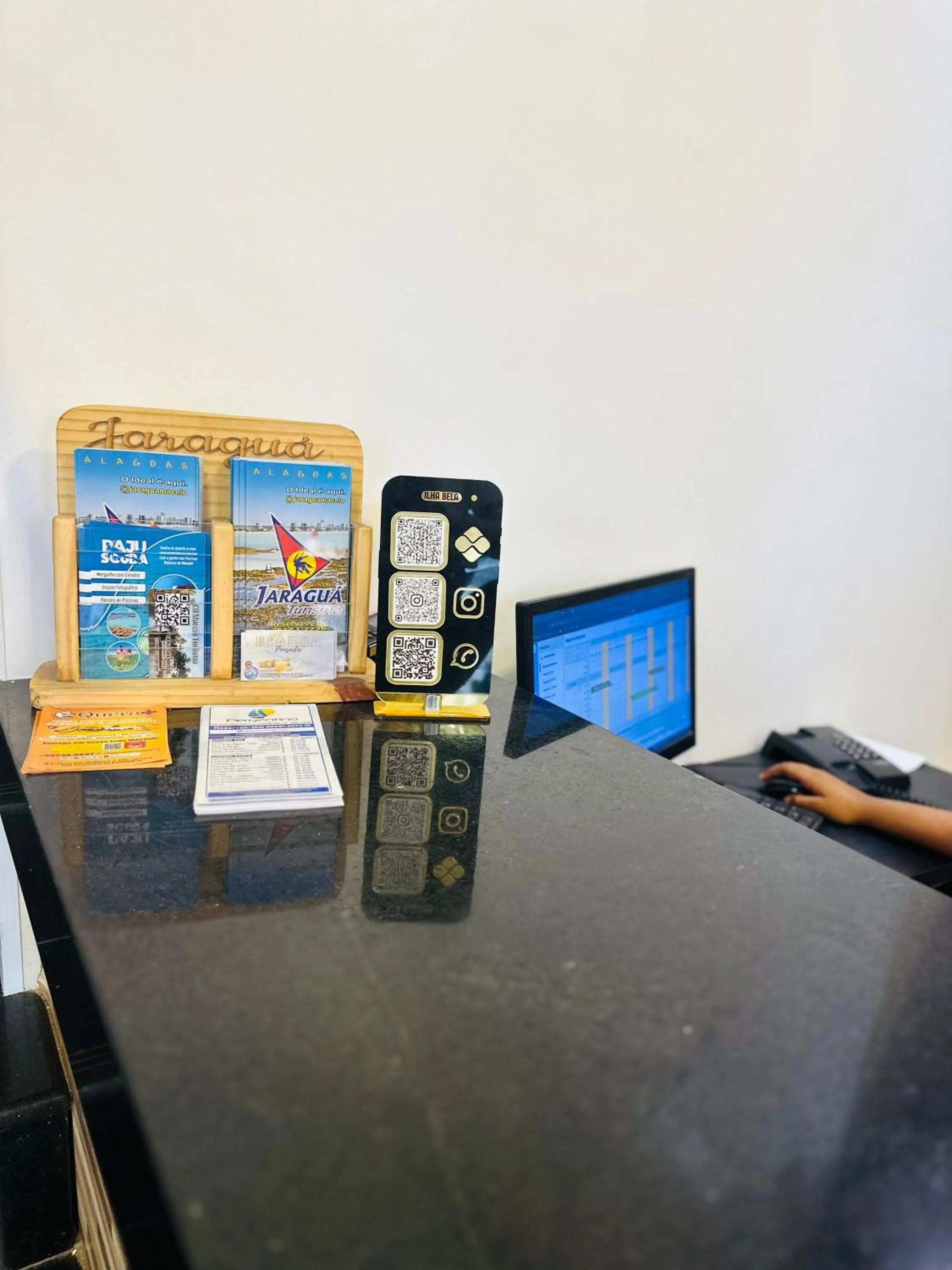 Lobby or reception in Pousada Ilha Bela