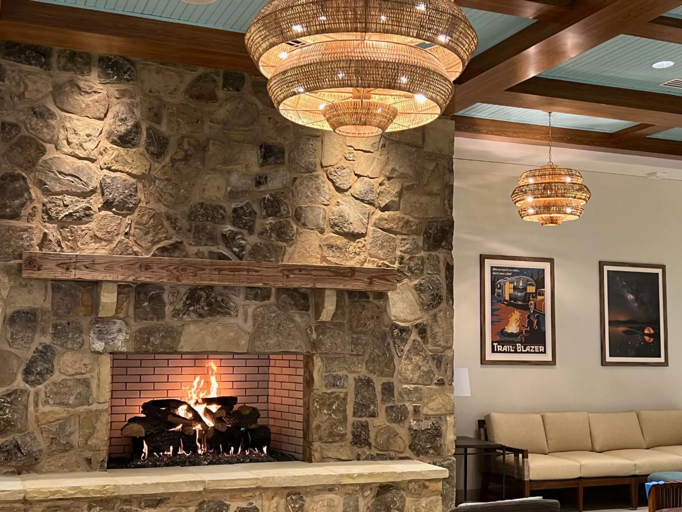 Lobby or reception in The Lodge at Camp Margaritaville