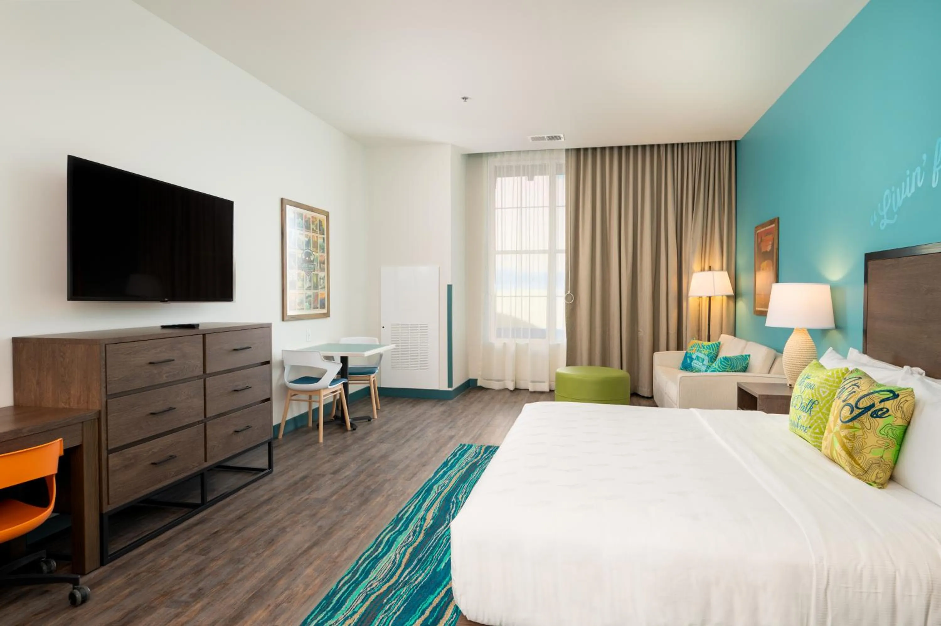 Photo of the whole room, Bed in The Lodge at Camp Margaritaville