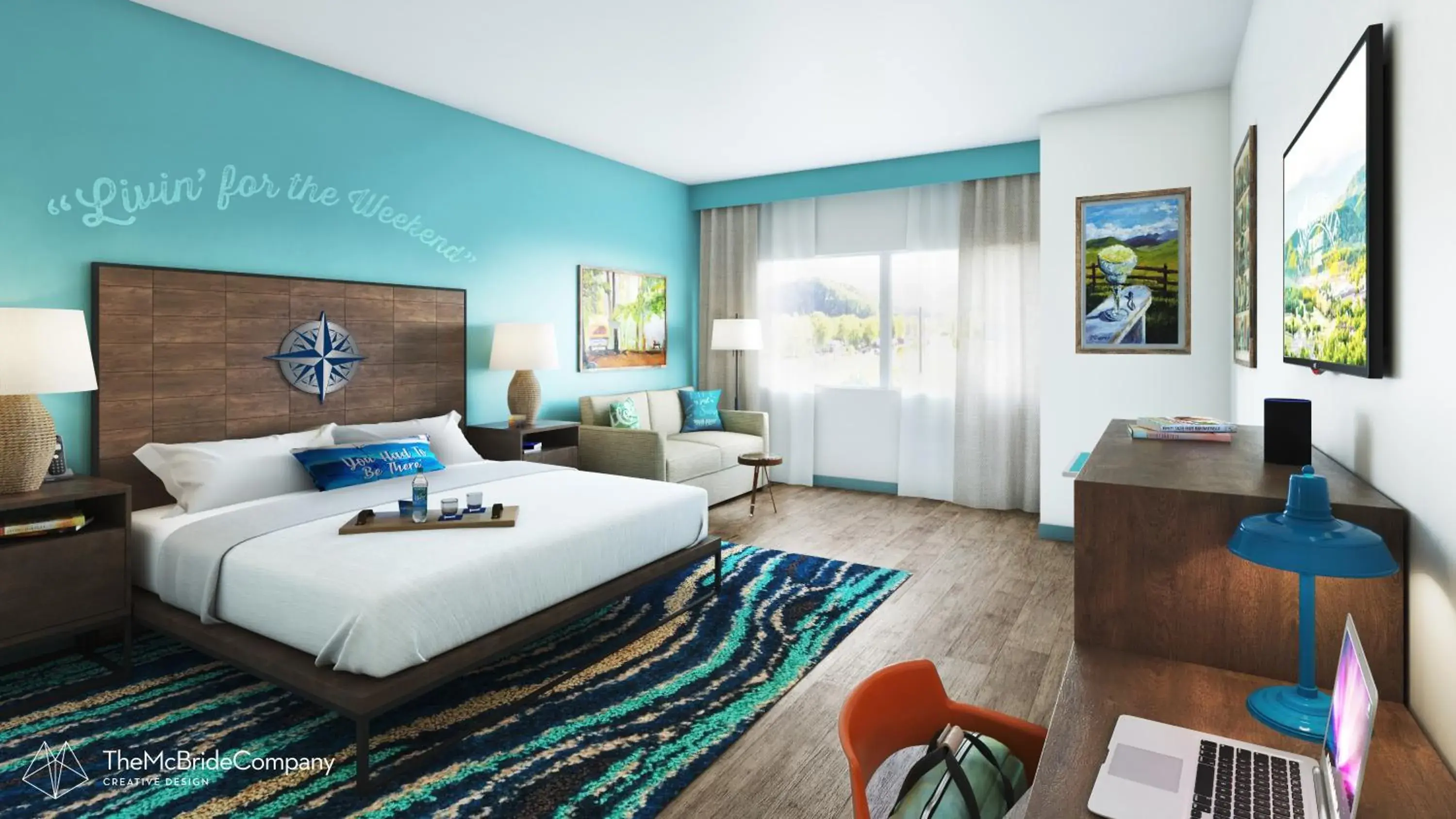 Photo of the whole room, Bed in The Lodge at Camp Margaritaville Photo of the whole room, Bed in The Lodge at Camp Margaritaville