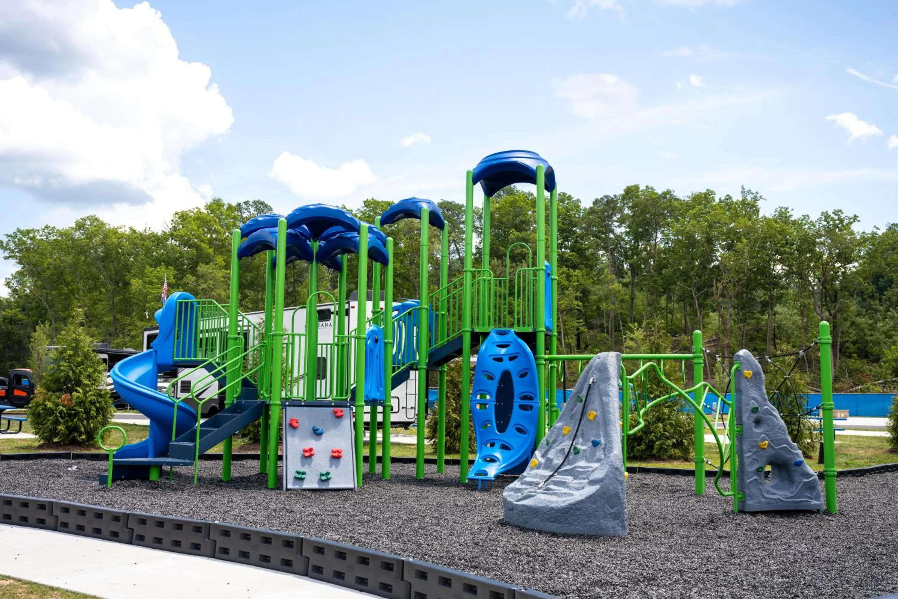 Children play ground in The Lodge at Camp Margaritaville