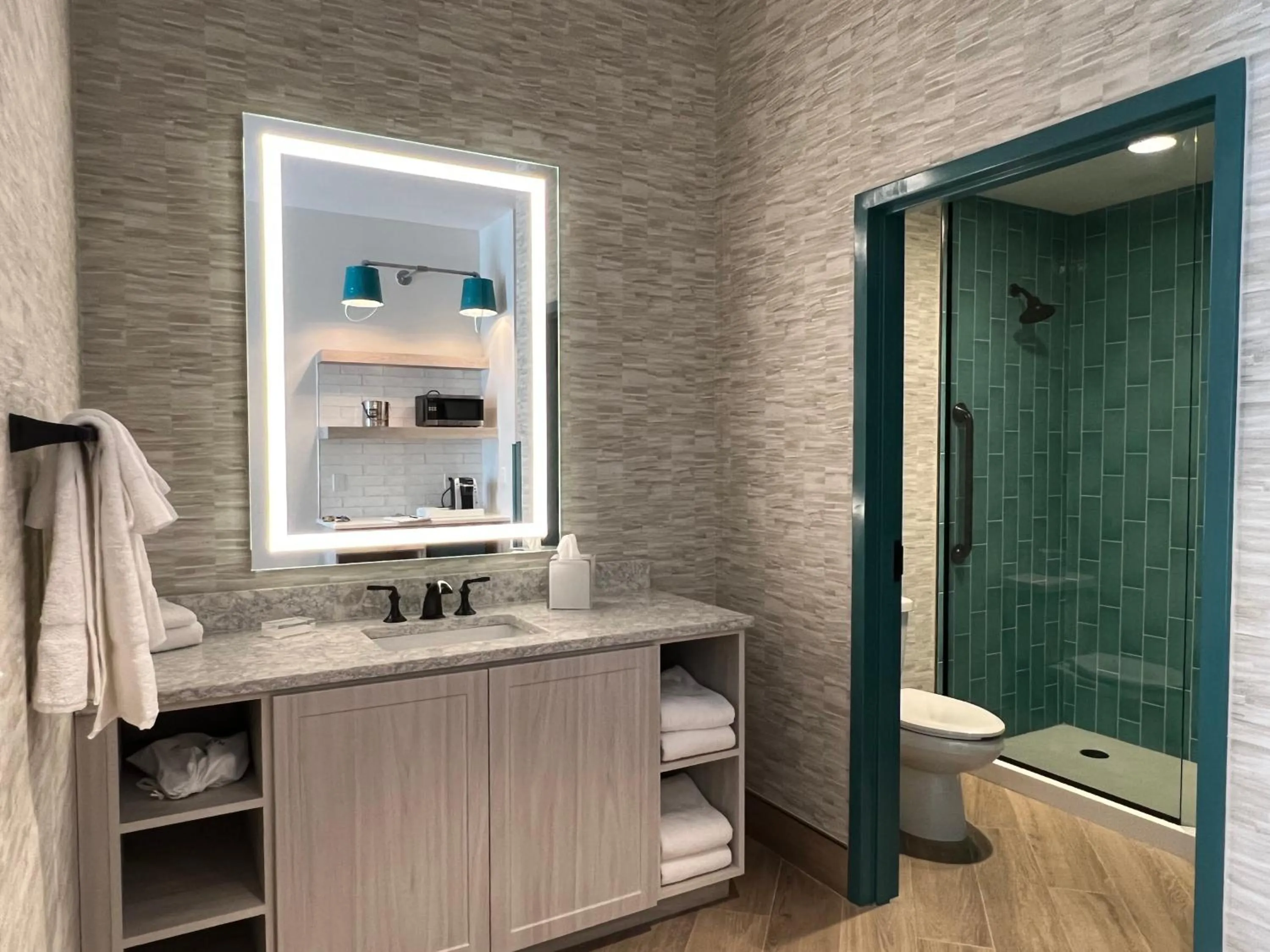 Bathroom in The Lodge at Camp Margaritaville