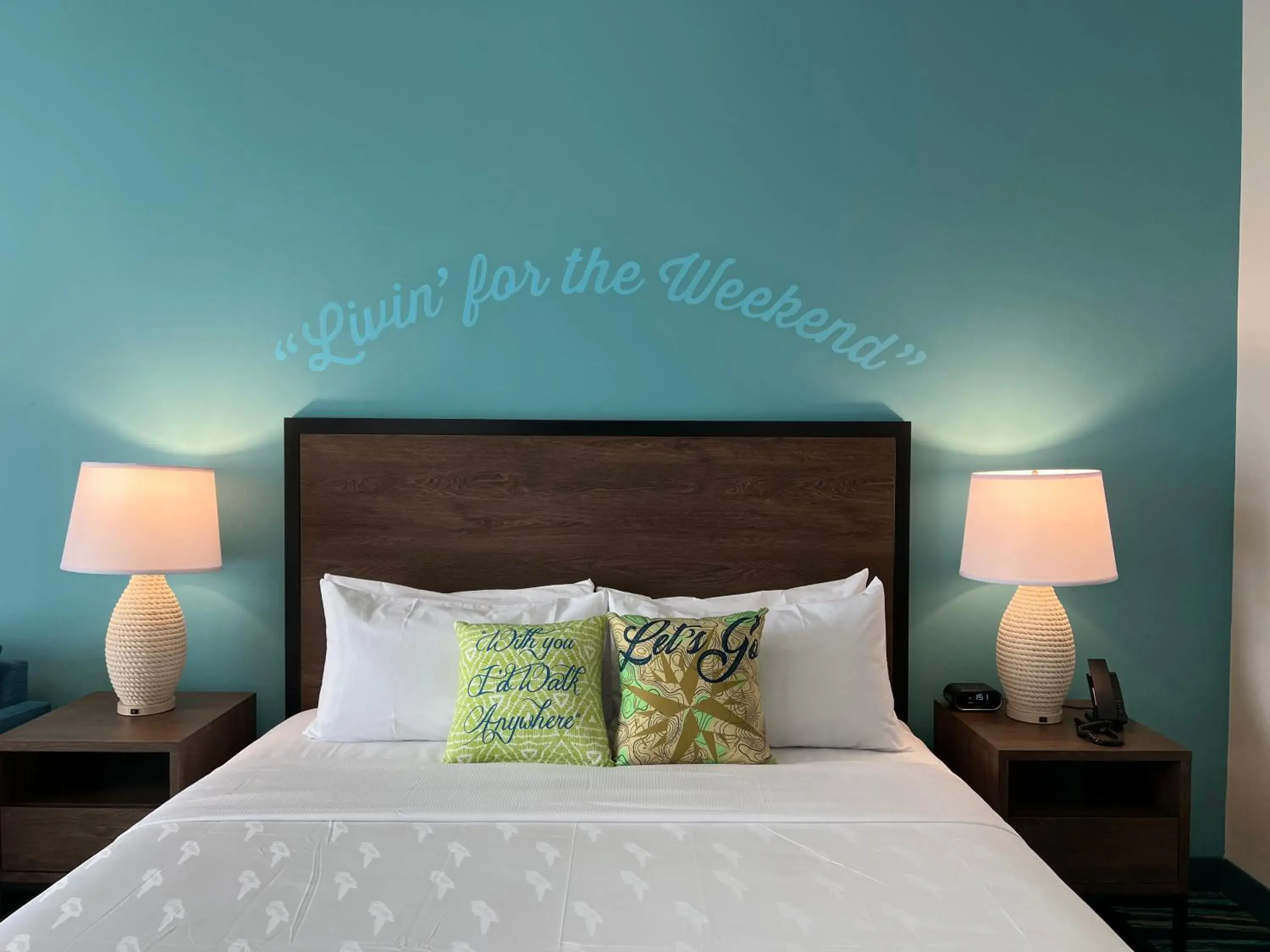 Bed in The Lodge at Camp Margaritaville Bed in The Lodge at Camp Margaritaville