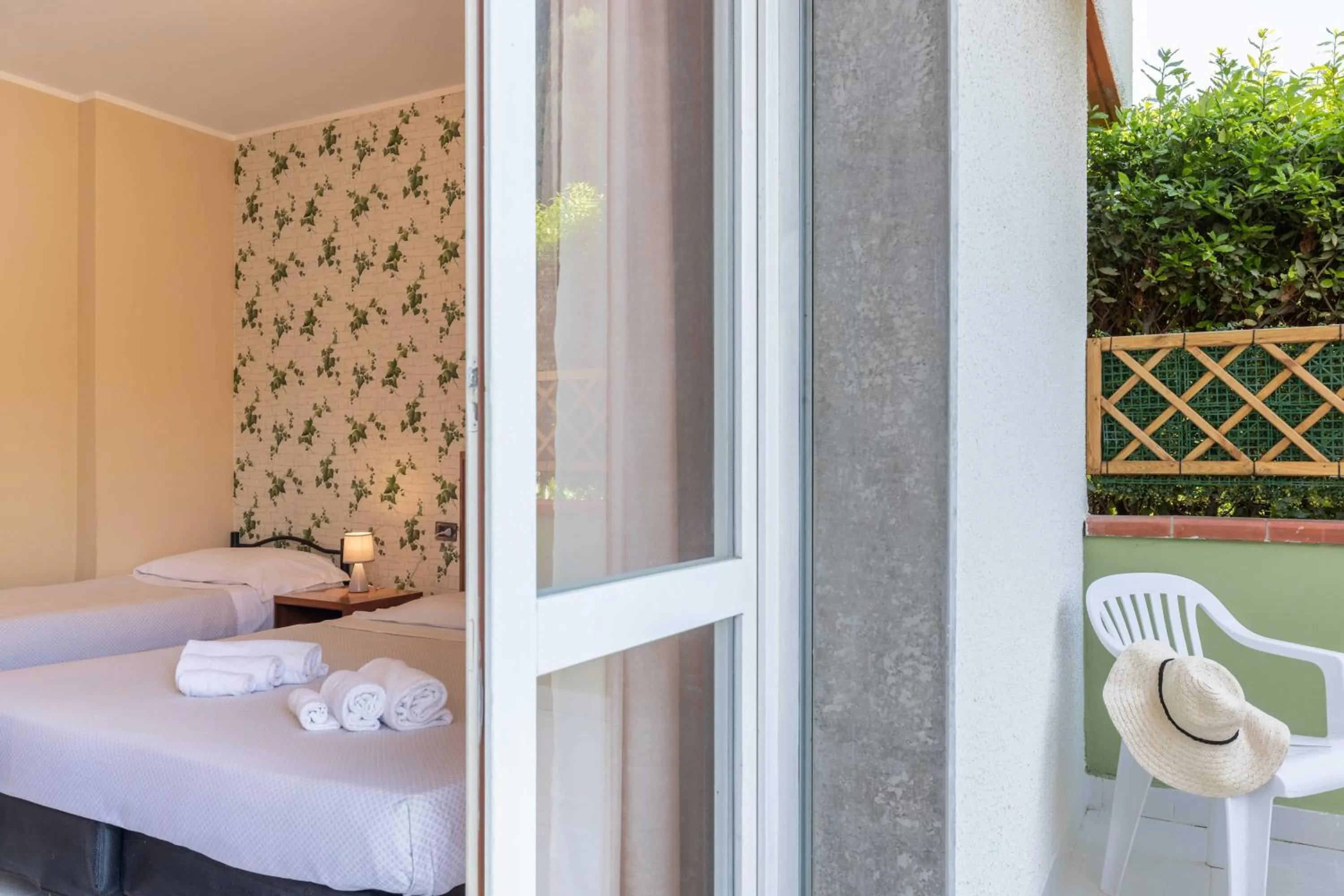 Bed in Hotel Riva Etrusca