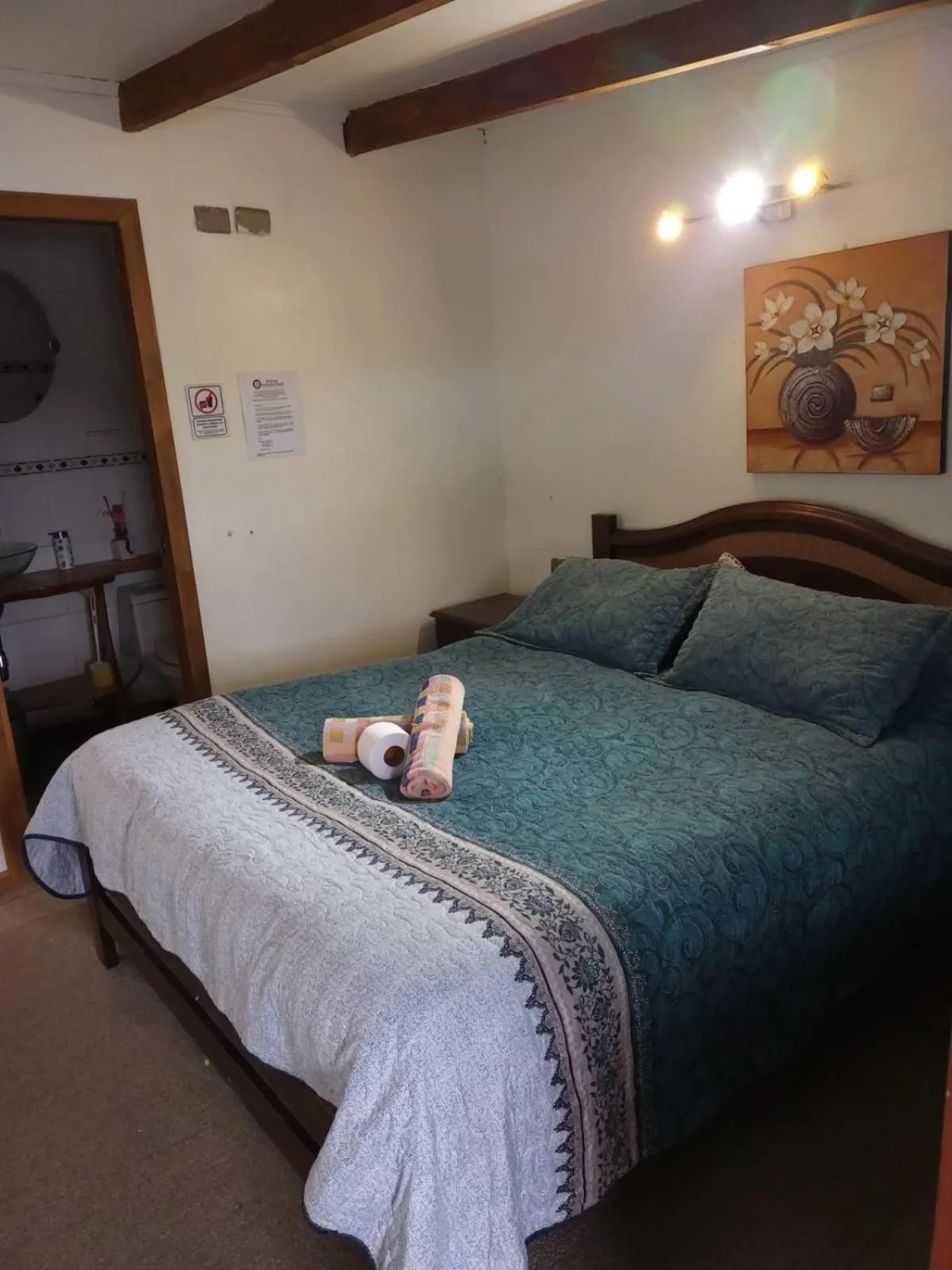 Bed in Hostal Valentino