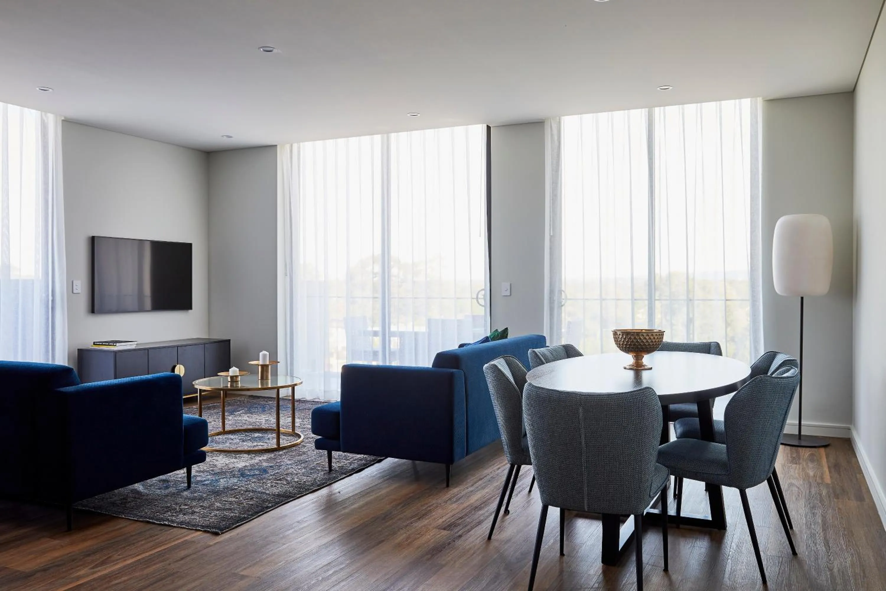 Living room in Astina Suites, Penrith