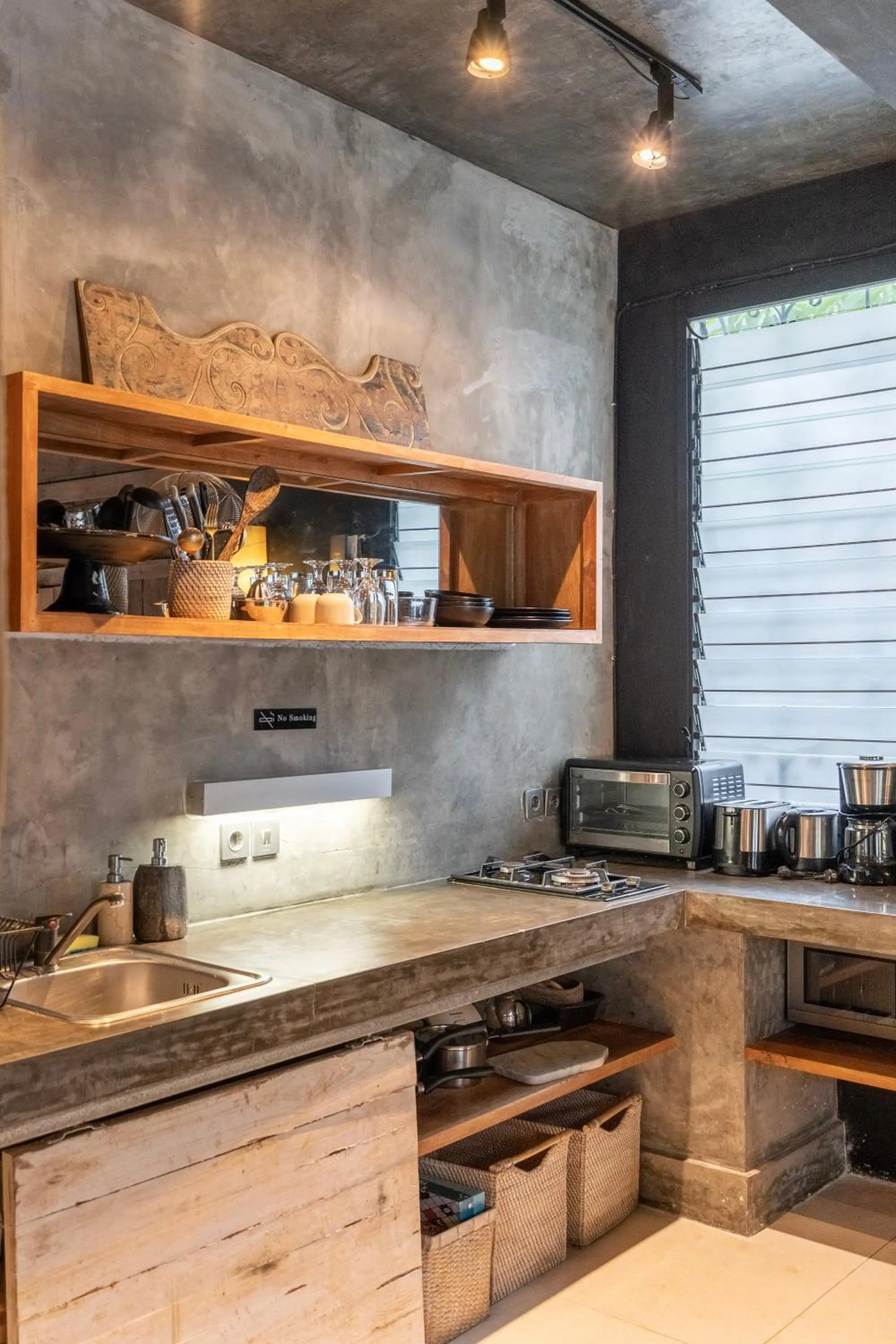 Kitchen or kitchenette in Jatayu Villa by Betterplace