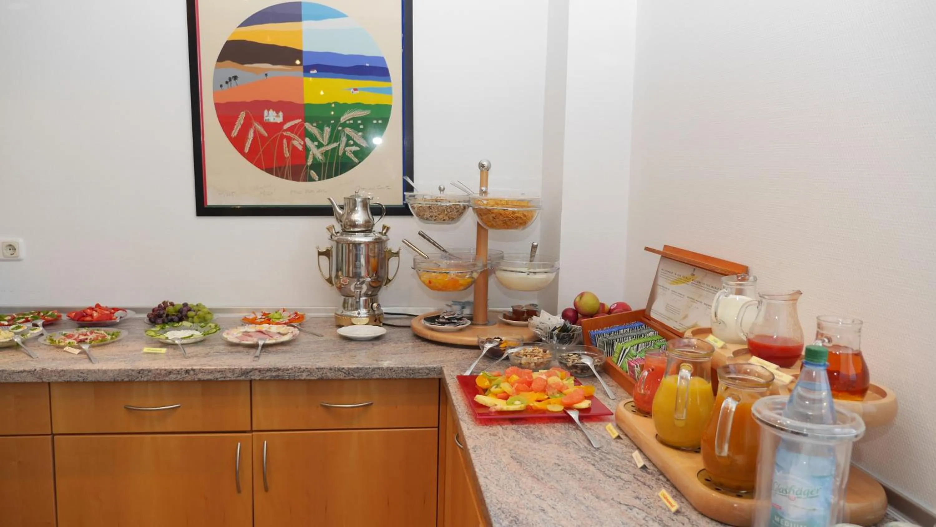 Buffet breakfast in Hotel garni Arte Vita