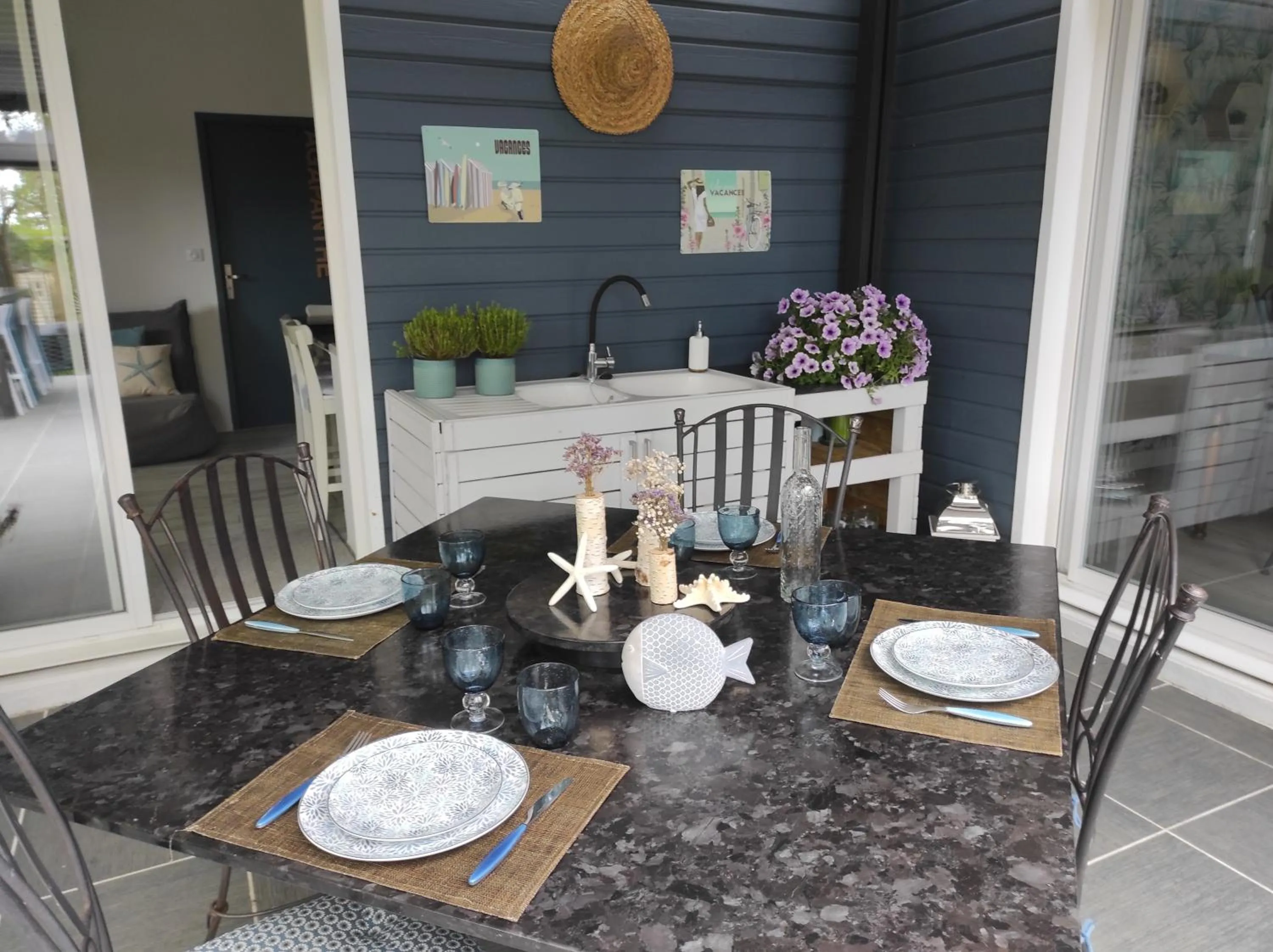 Patio in Escale et bien-être