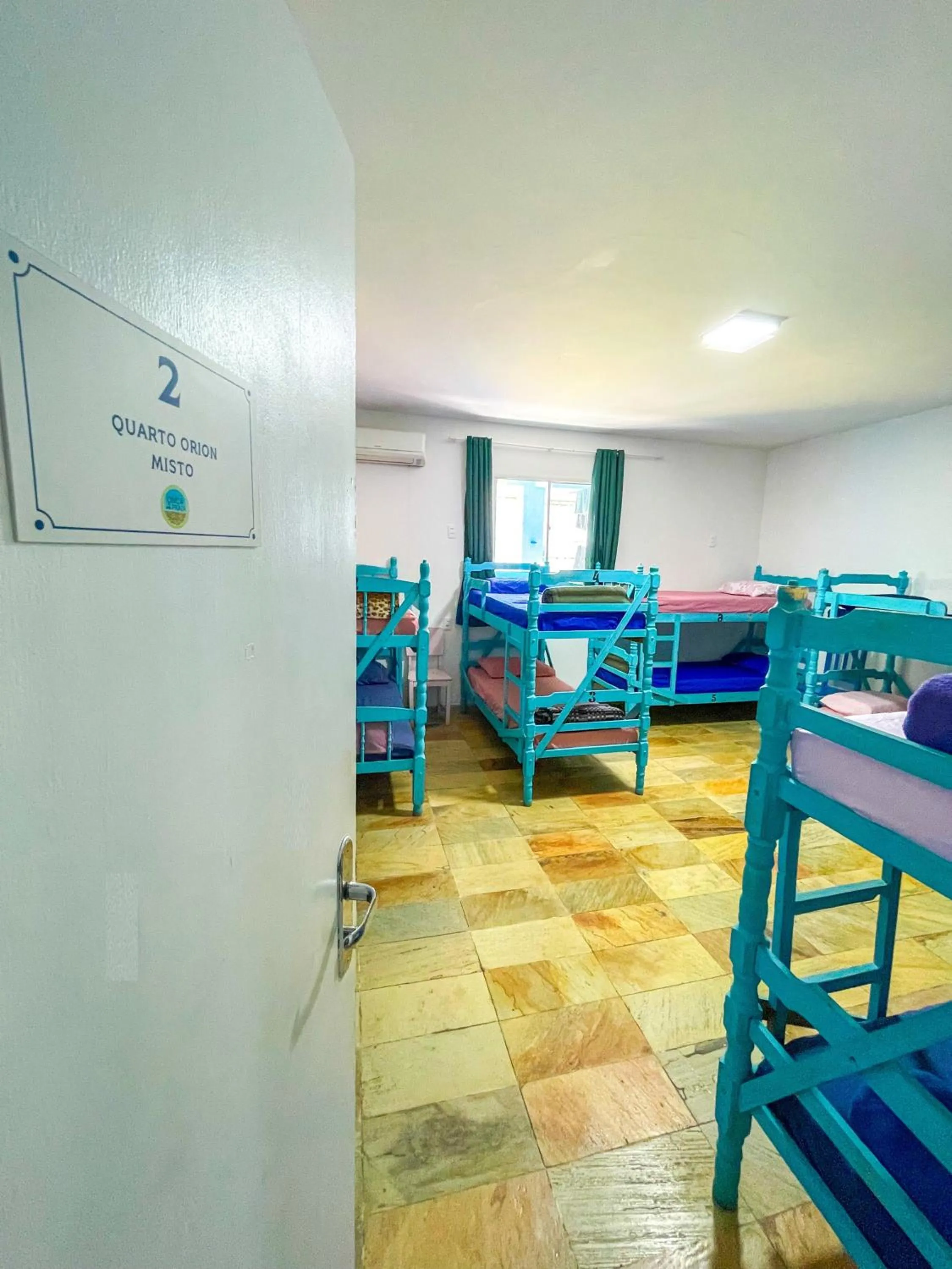 Bed in Onça da Praia Hostel