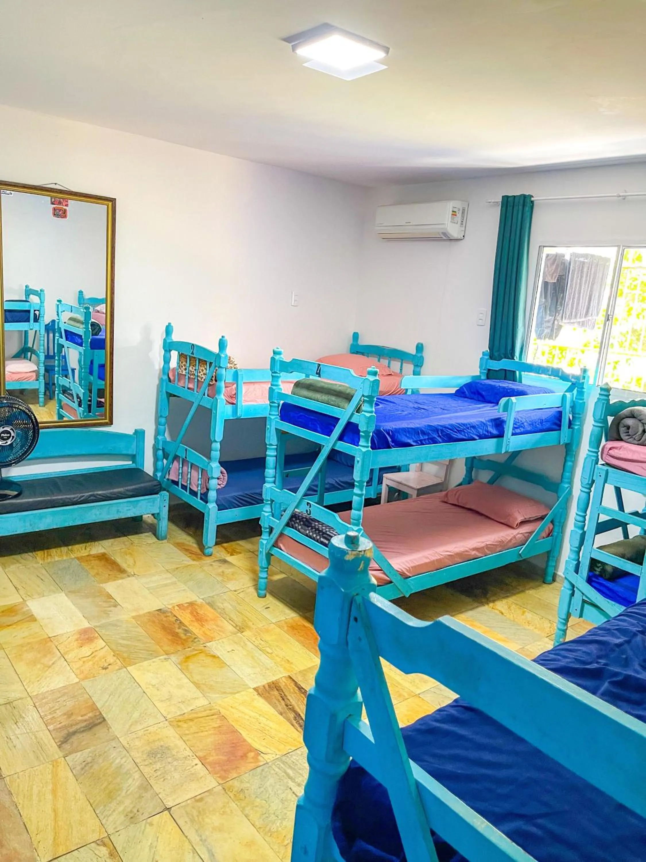 Bed in Onça da Praia Hostel