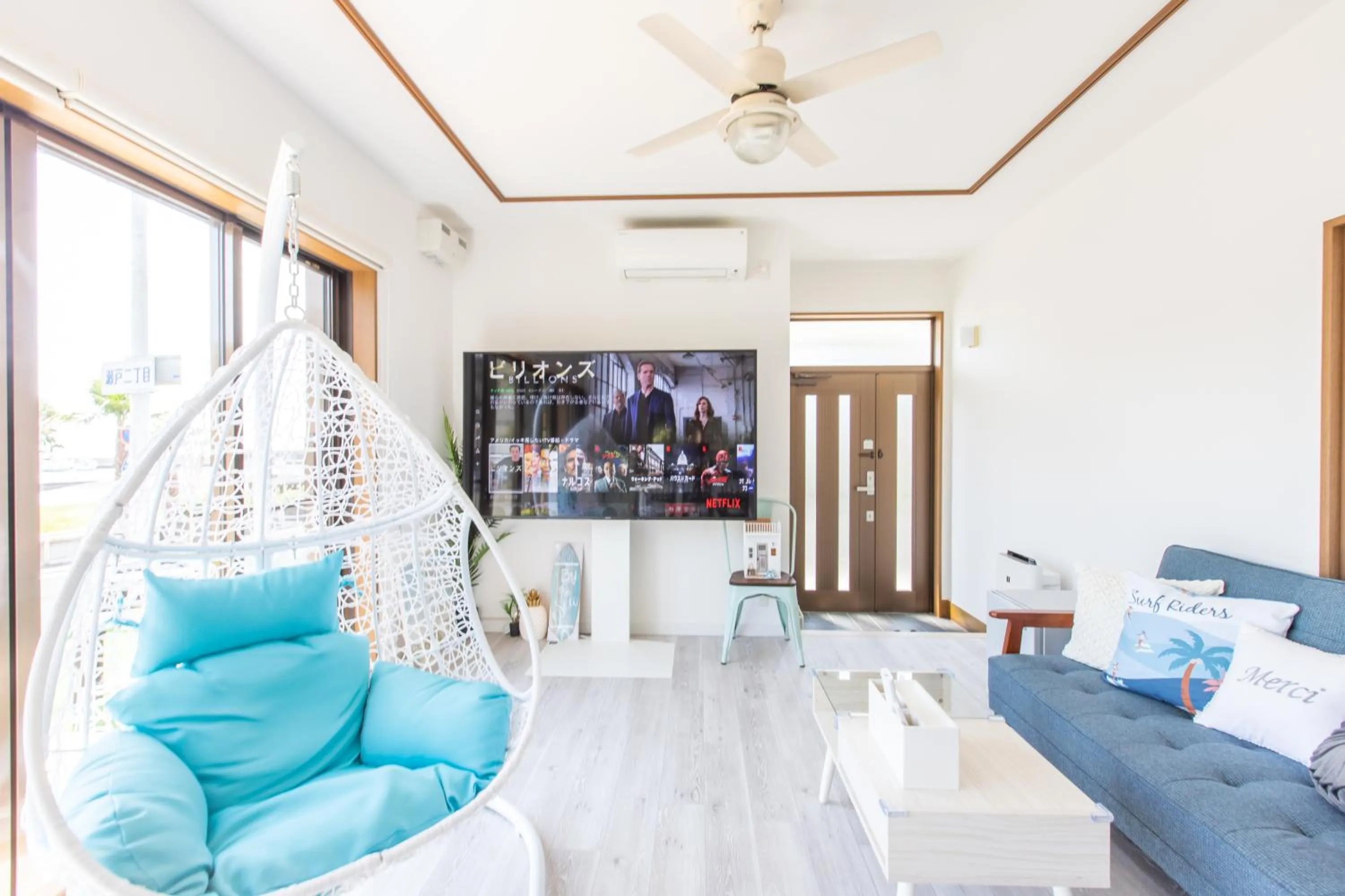 Living room in West Coast Villa Shirahama