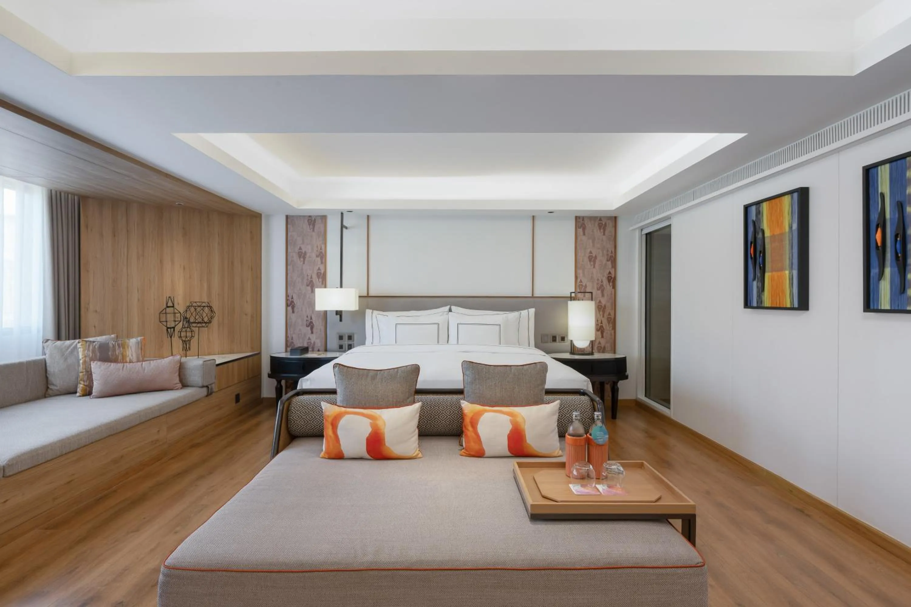 Decorative detail, Bed in Melia Chiang Mai