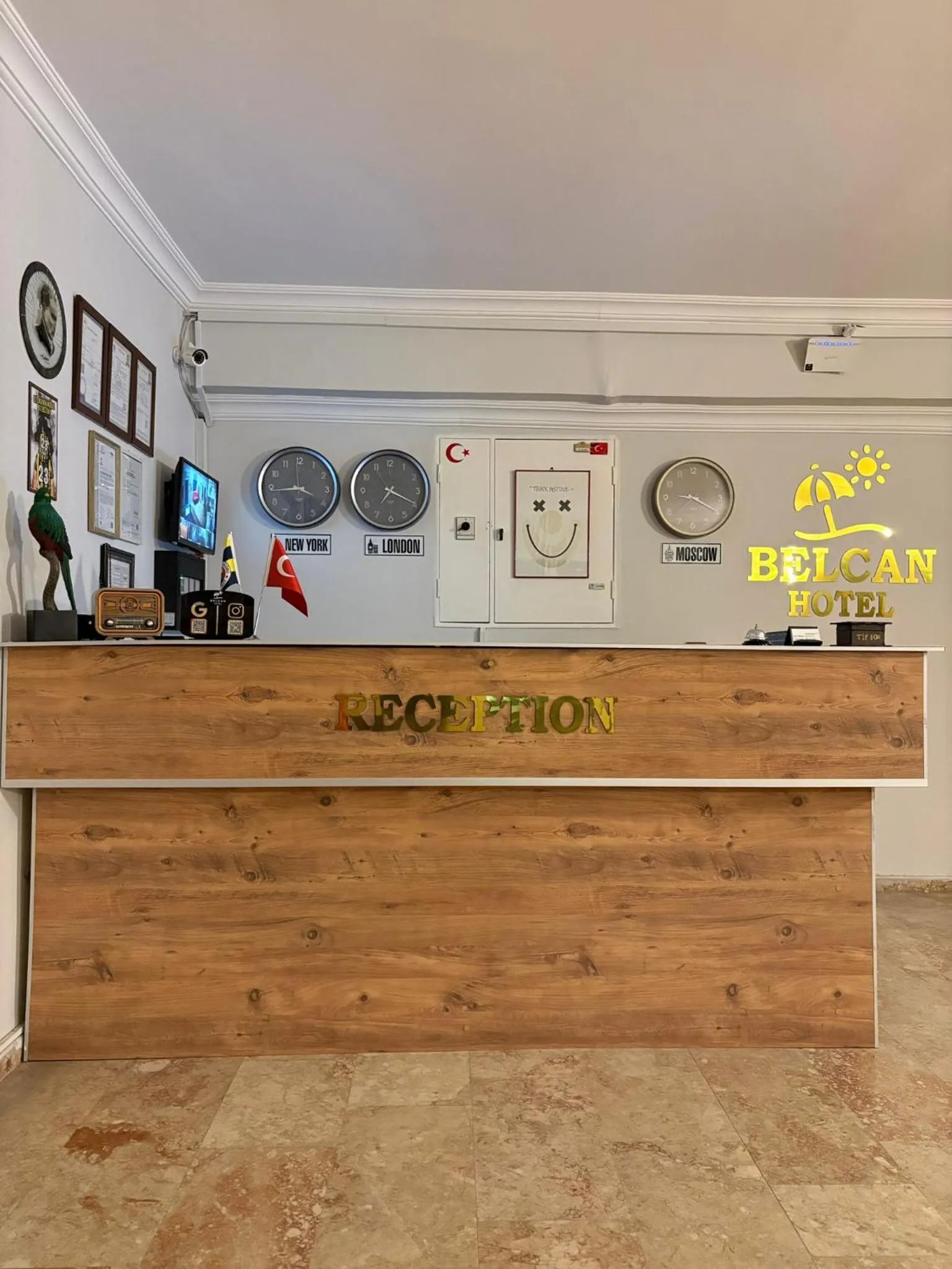 Lobby or reception in BELCAN Hotel