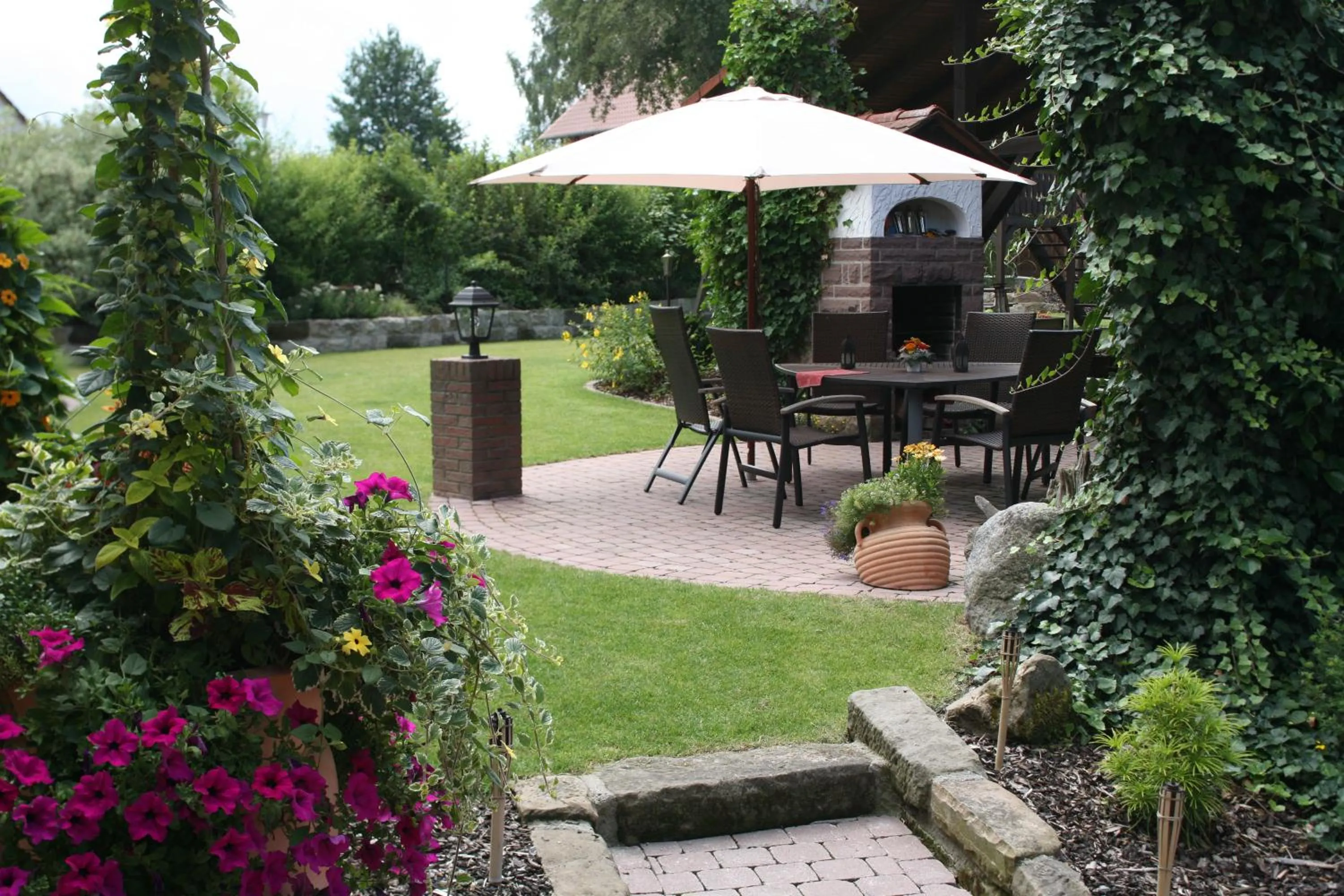 Patio in Landhotel Teuteberg