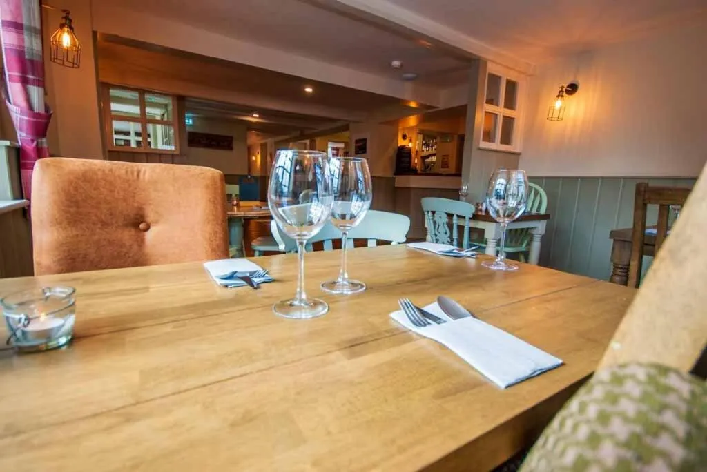 Dining area in The White Lion