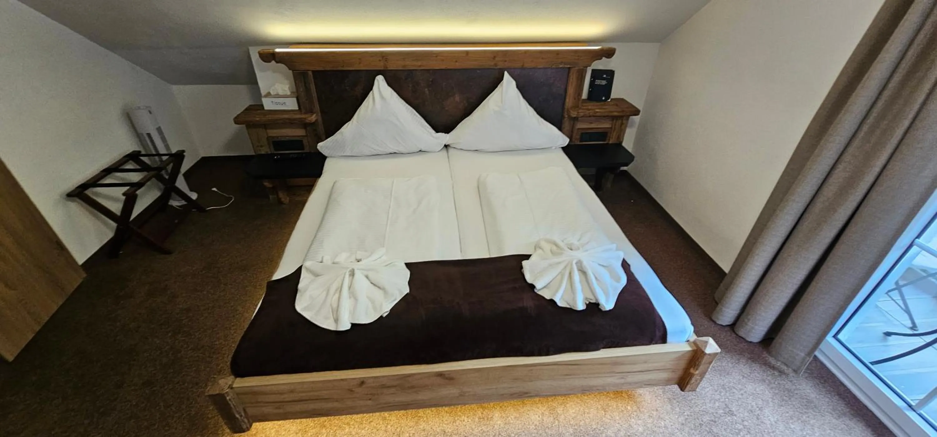 Photo of the whole room, Bed in Schwaben Resort Ebnisee