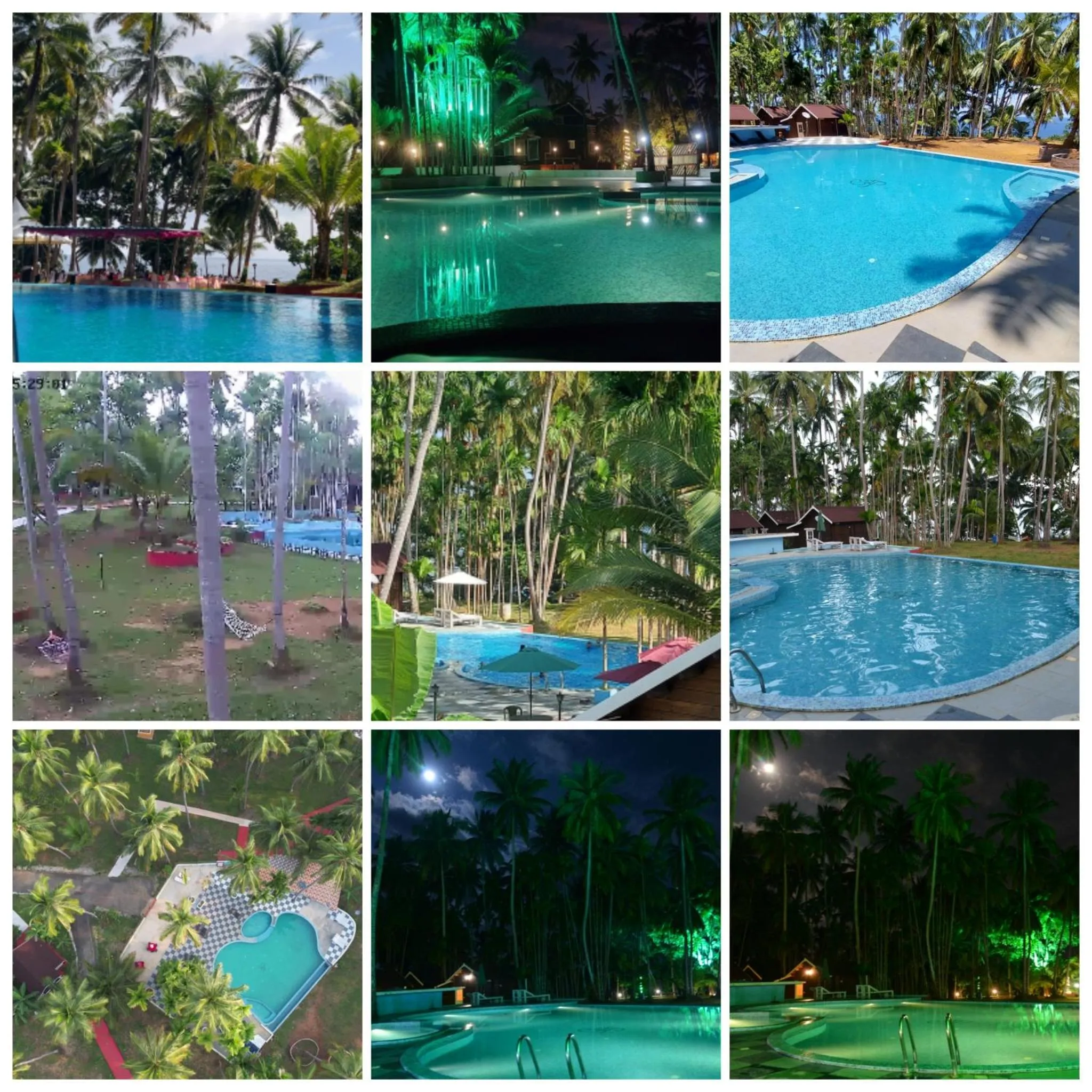 Pool view in Adhvasaha Beach Spa Resort