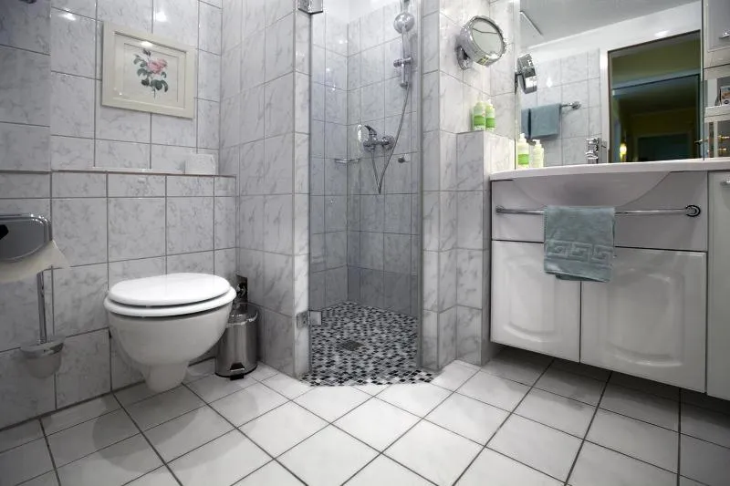 Toilet in Das kleine Hotel am Park Garni