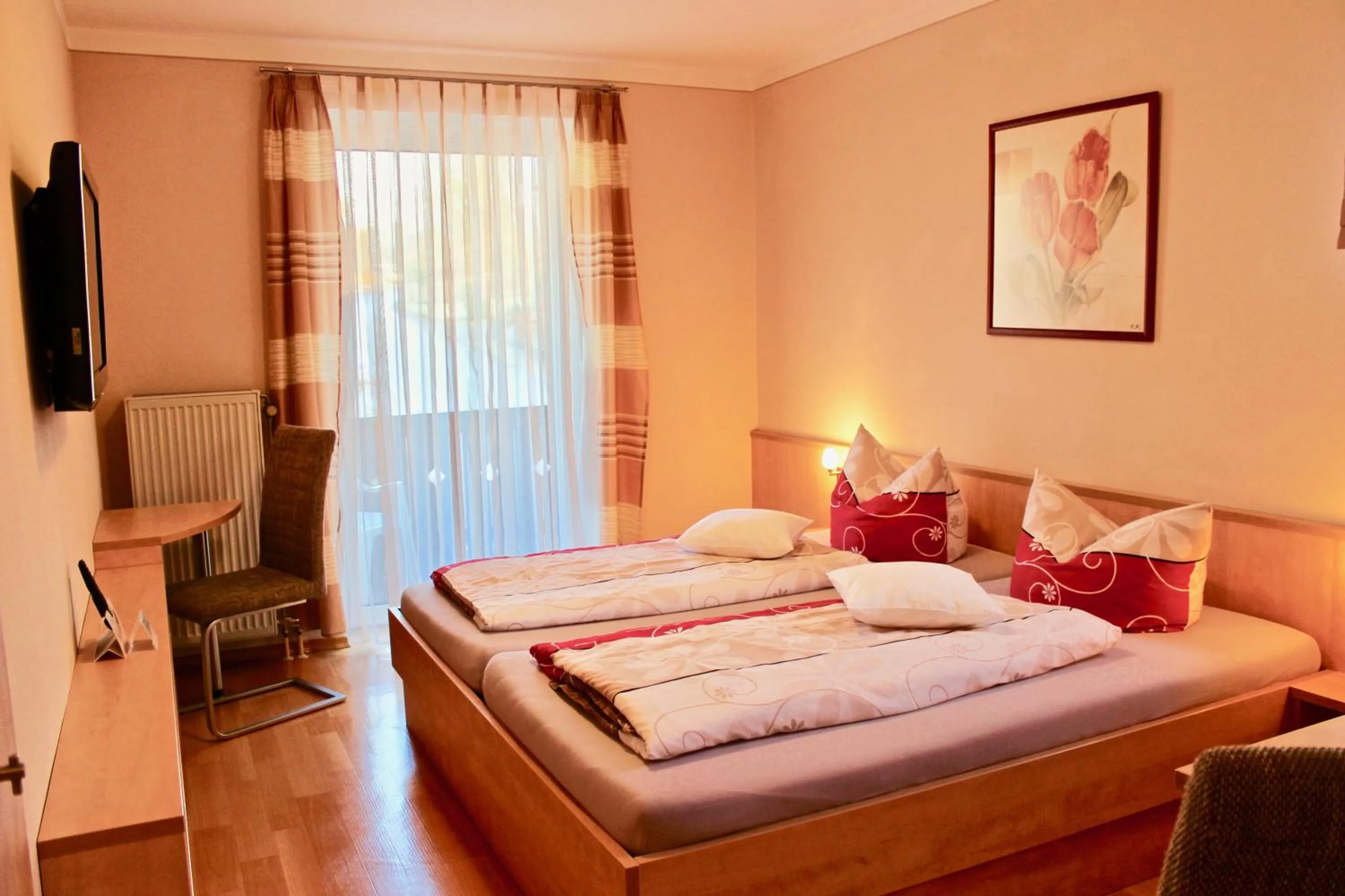 Balcony/Terrace, Bed in Zum Schwarzen Bären