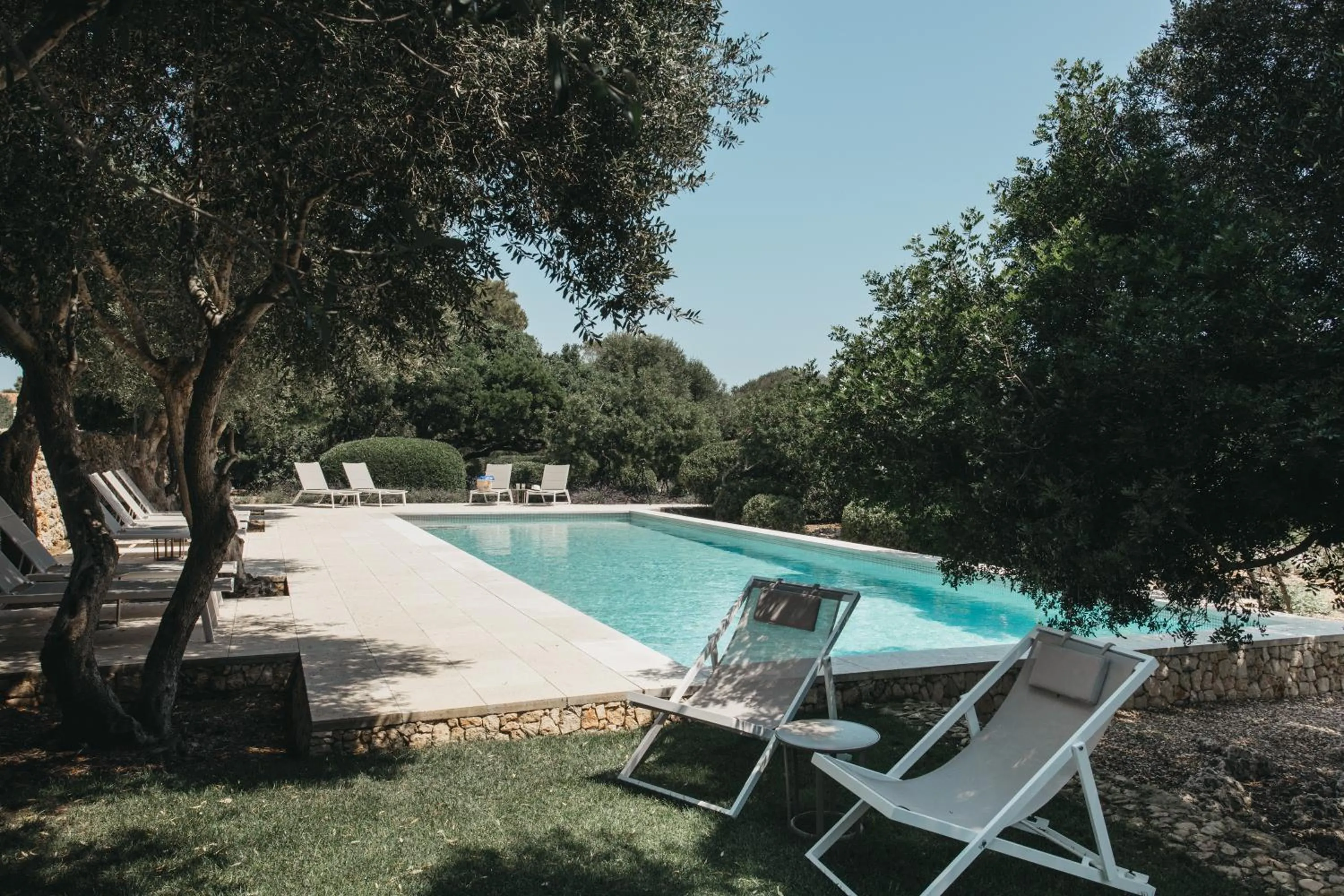 Swimming pool in Agroturismo Malbuger Nou Menorca -Adults only-