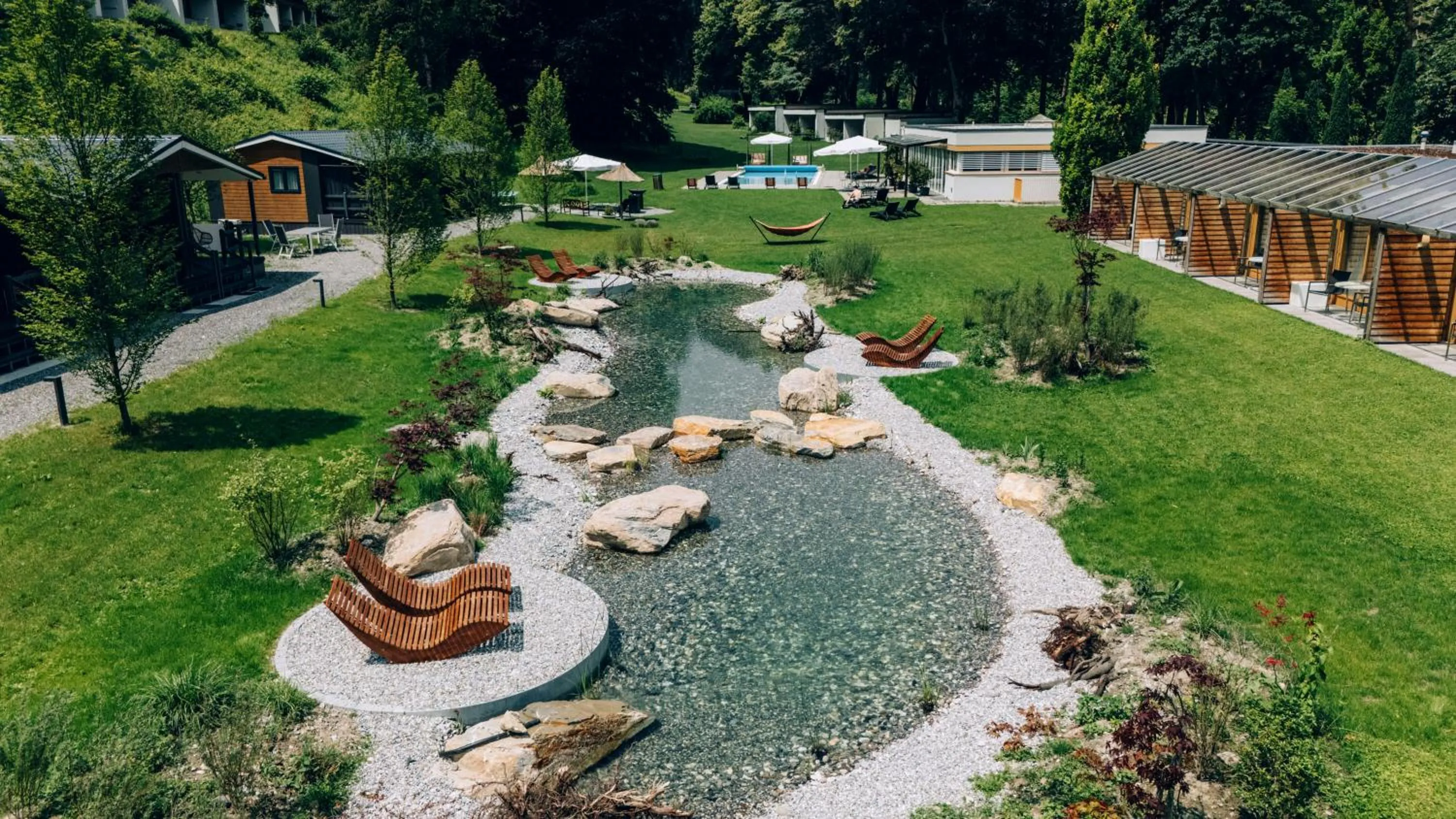 Property building in Hotel Schloss Ragaz