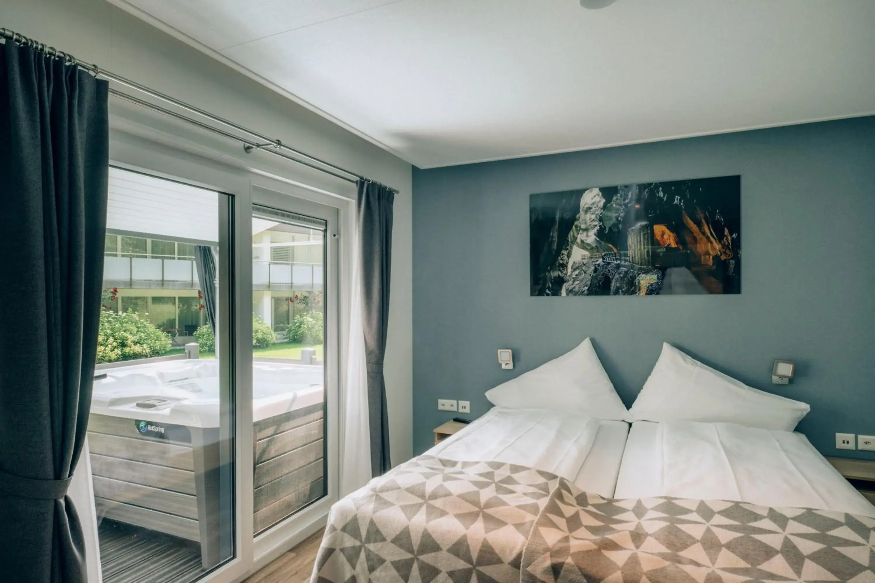 Bedroom, Bed in Hotel Schloss Ragaz Bedroom, Bed in Hotel Schloss Ragaz