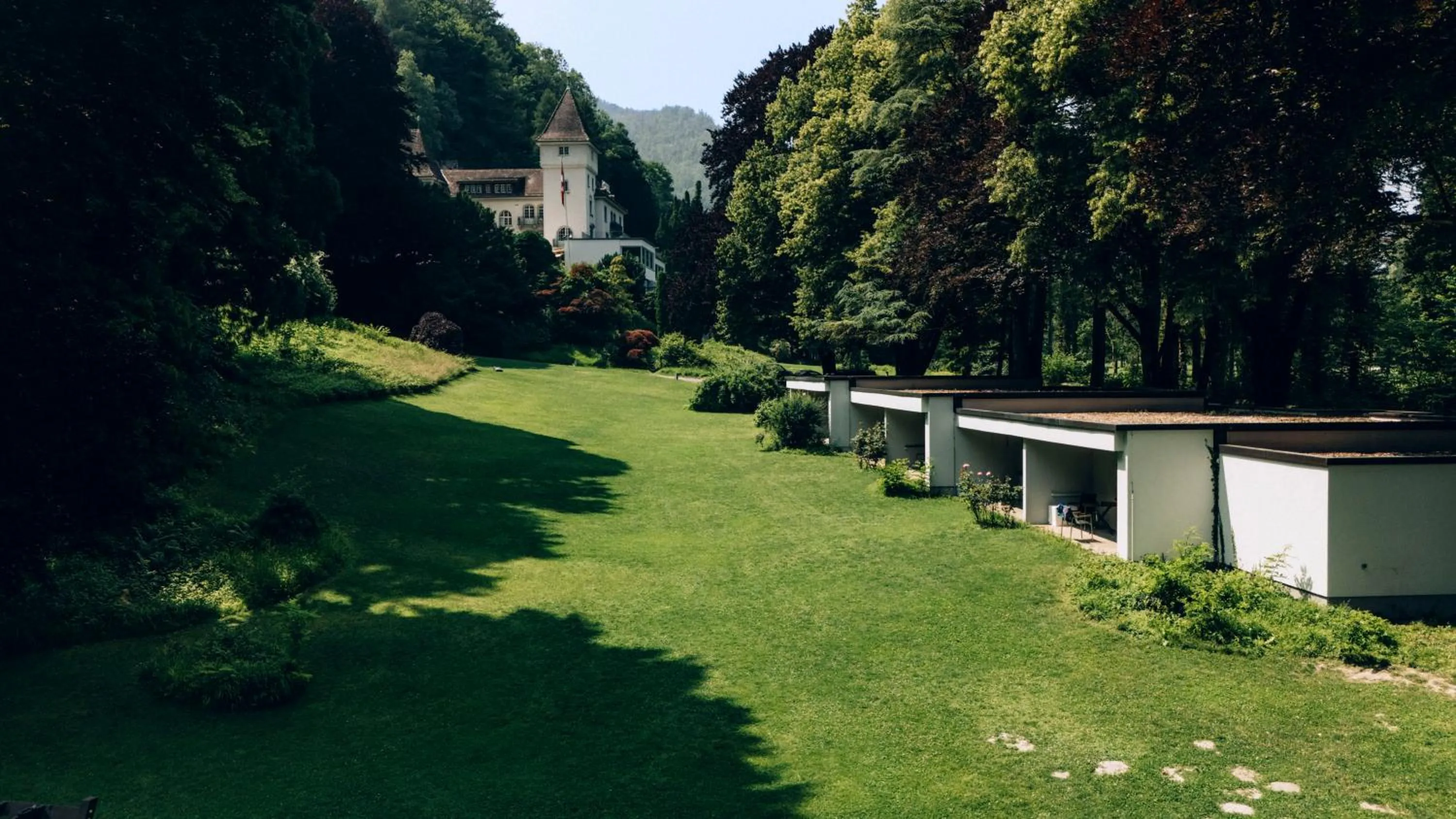 Property building in Hotel Schloss Ragaz