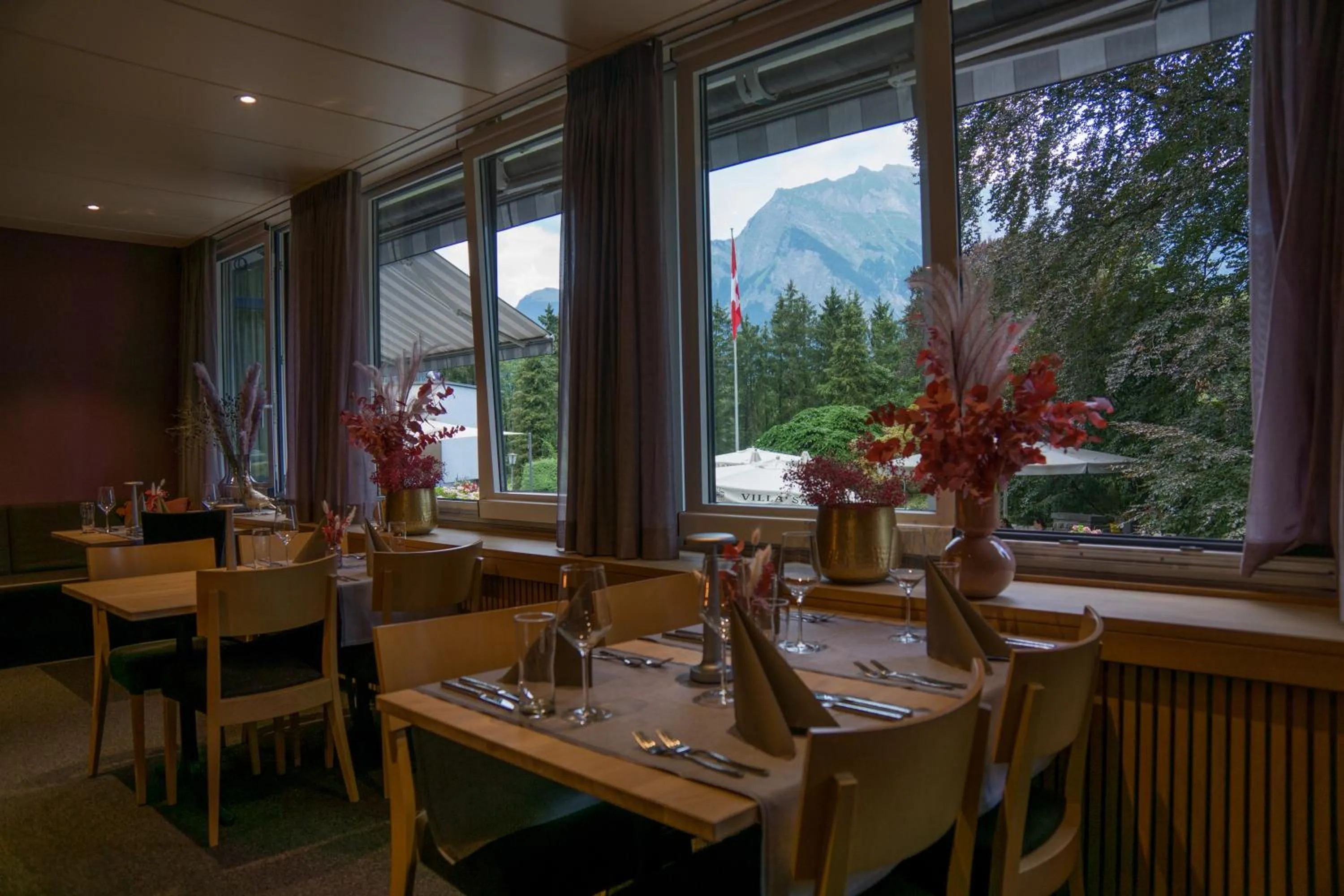 Restaurant/places to eat in Hotel Schloss Ragaz