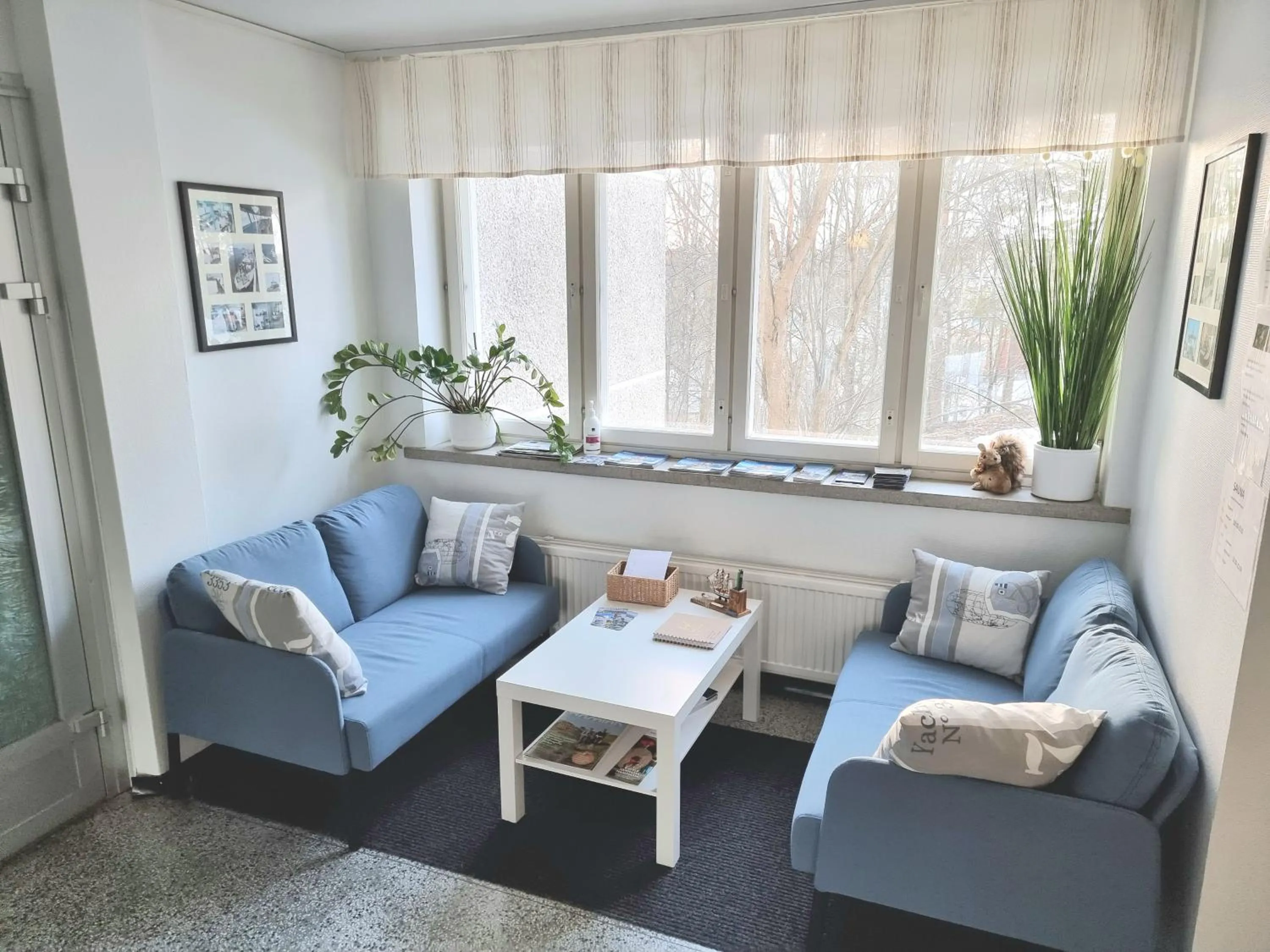 Lobby or reception in Vanha-Merivartioasema