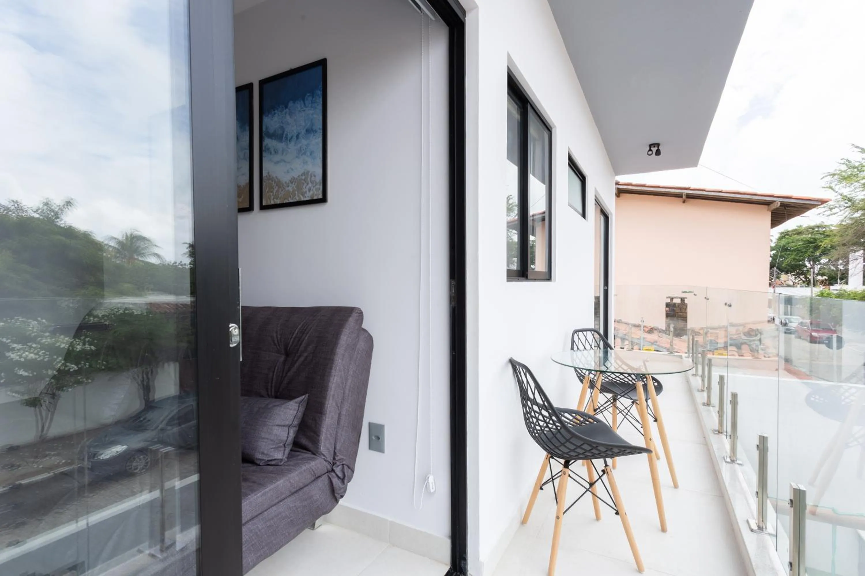 Balcony/Terrace in Quinta do Mar Flats Porto de Galinhas