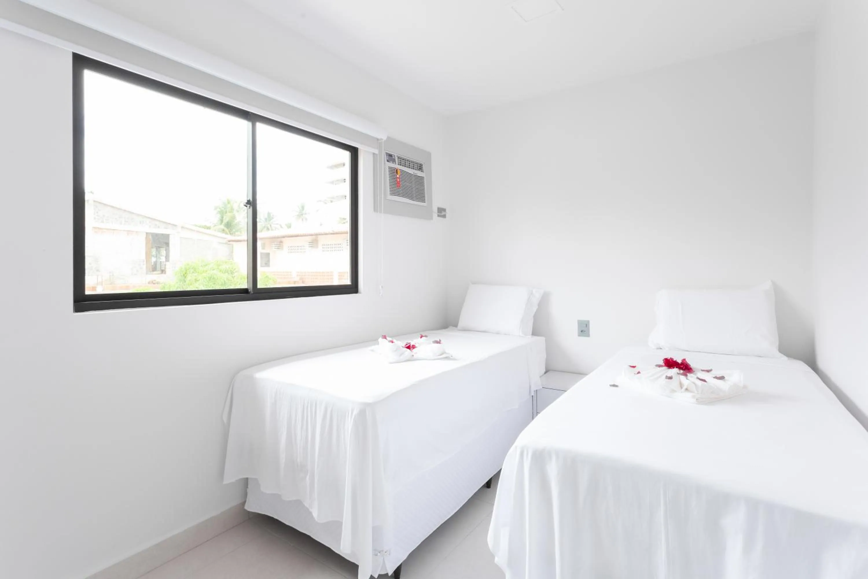 Bedroom, Bed in Quinta do Mar Flats Porto de Galinhas