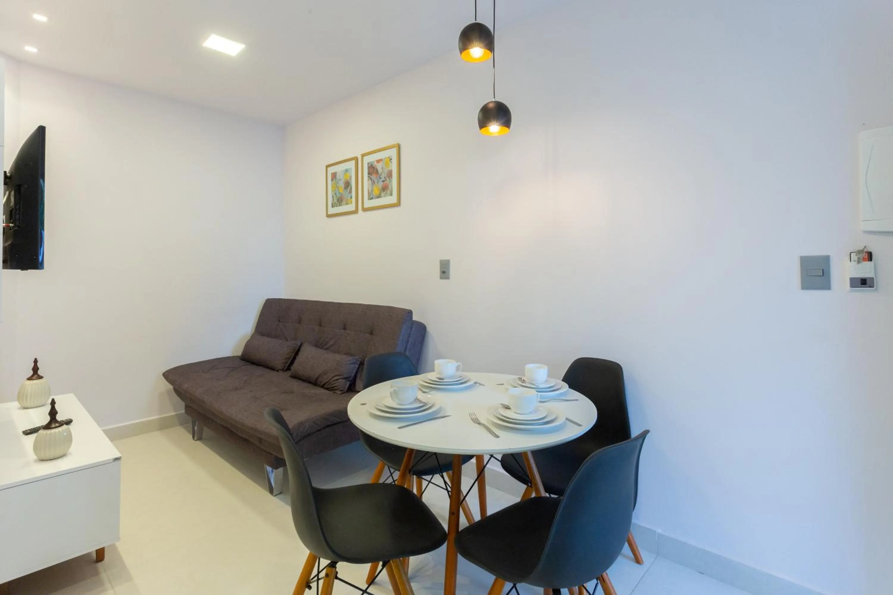 Communal lounge/ TV room in Quinta do Mar Flats Porto de Galinhas