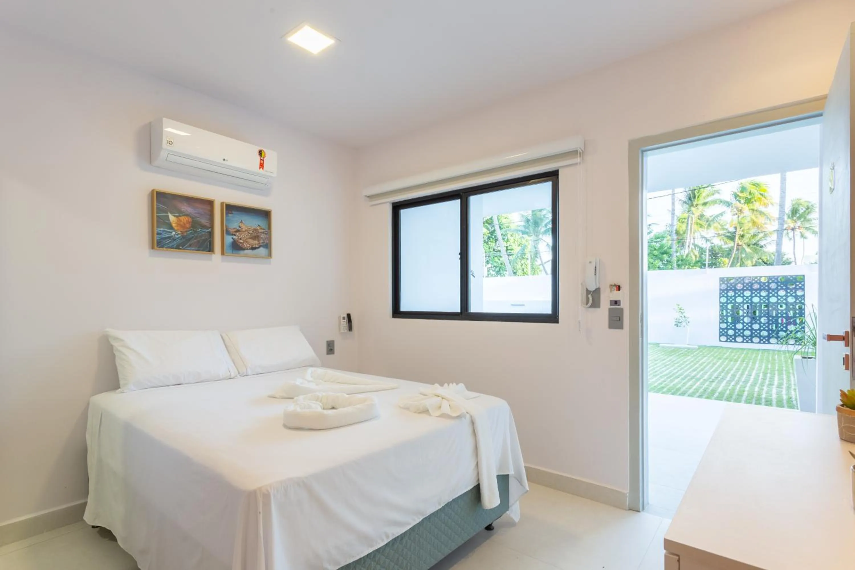 Patio, Bed in Quinta do Mar Flats Porto de Galinhas