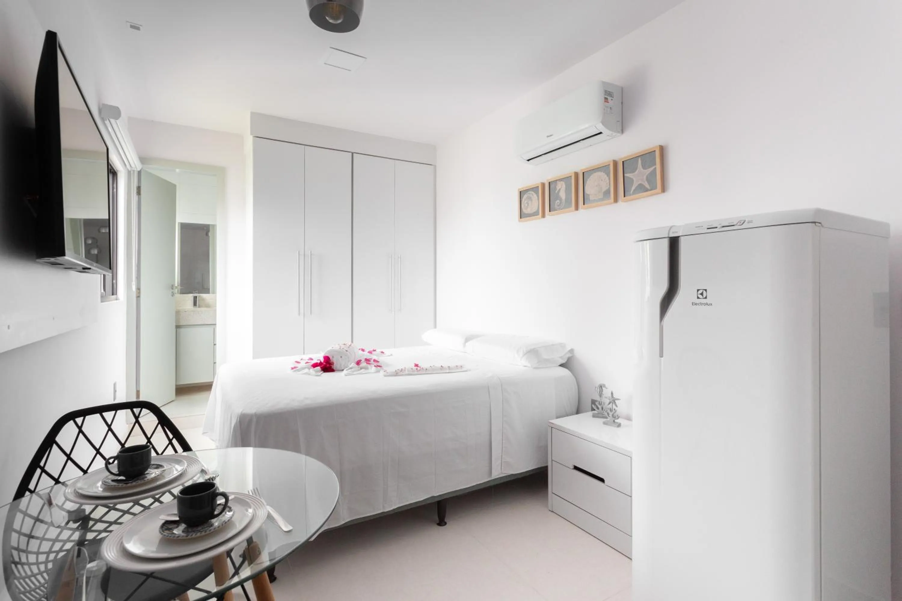 Photo of the whole room, Bed in Quinta do Mar Flats Porto de Galinhas