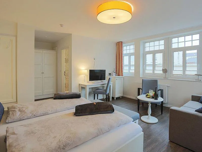 Bed in Hotel Strandvilla Janine