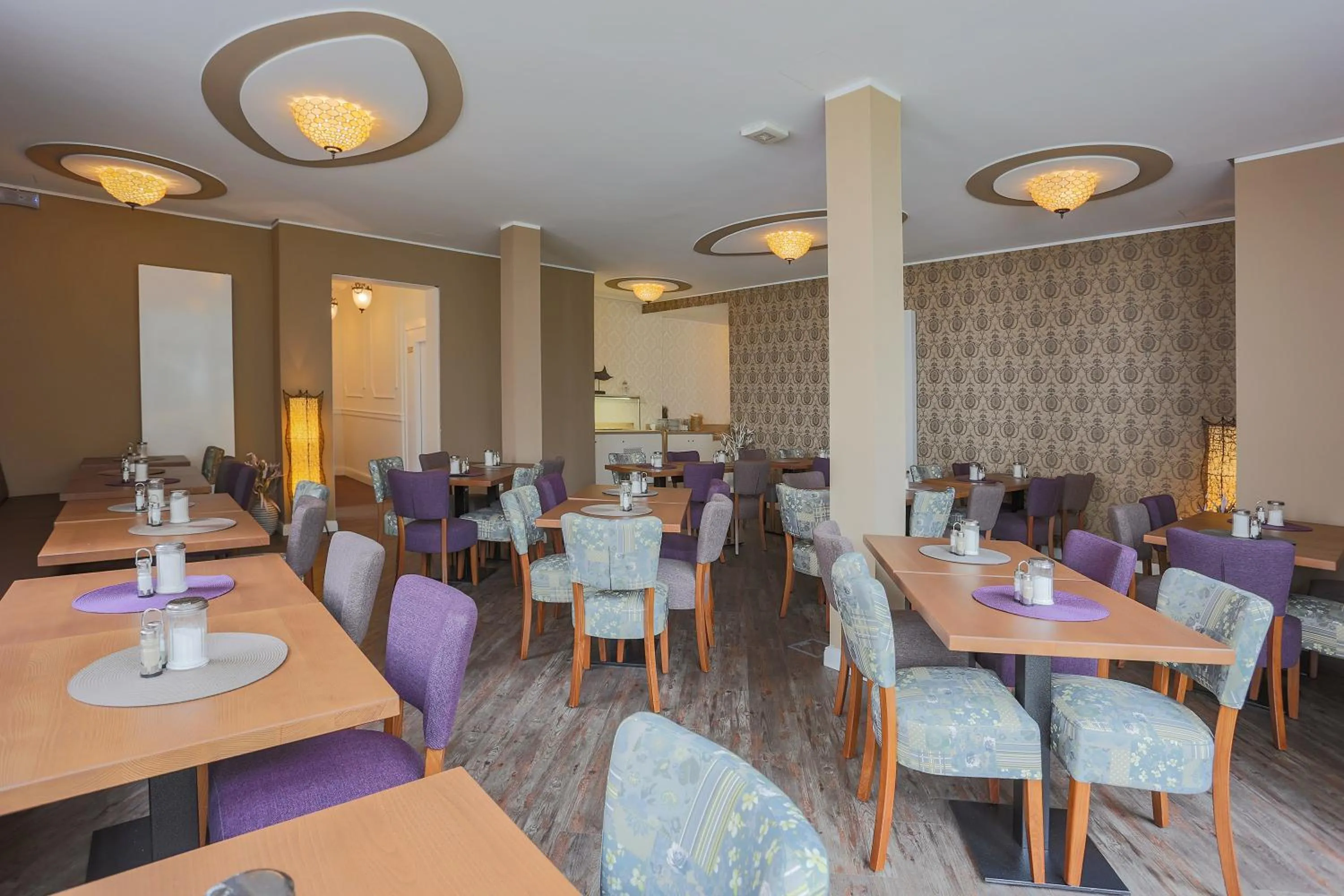 Buffet breakfast in Hotel Strandvilla Janine