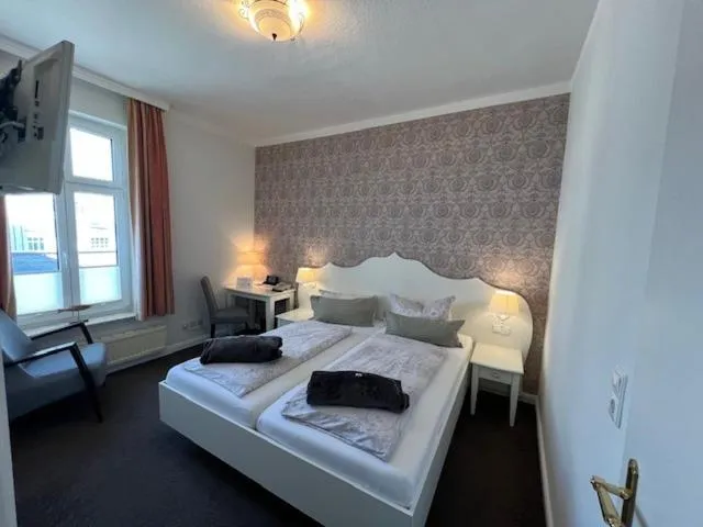 Photo of the whole room, Bed in Hotel Strandvilla Janine