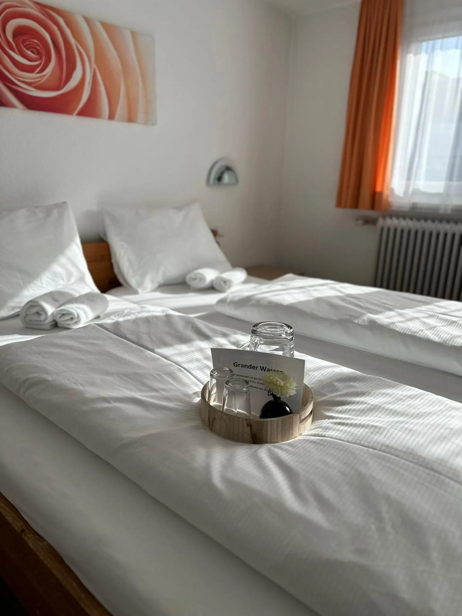 Bed in Hotel Andreas Hofer