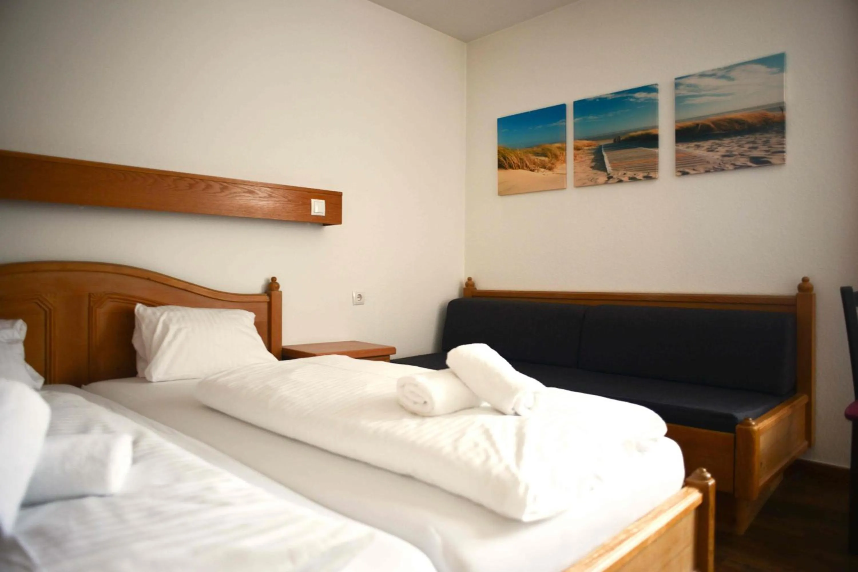 Bed in Hotel Andreas Hofer