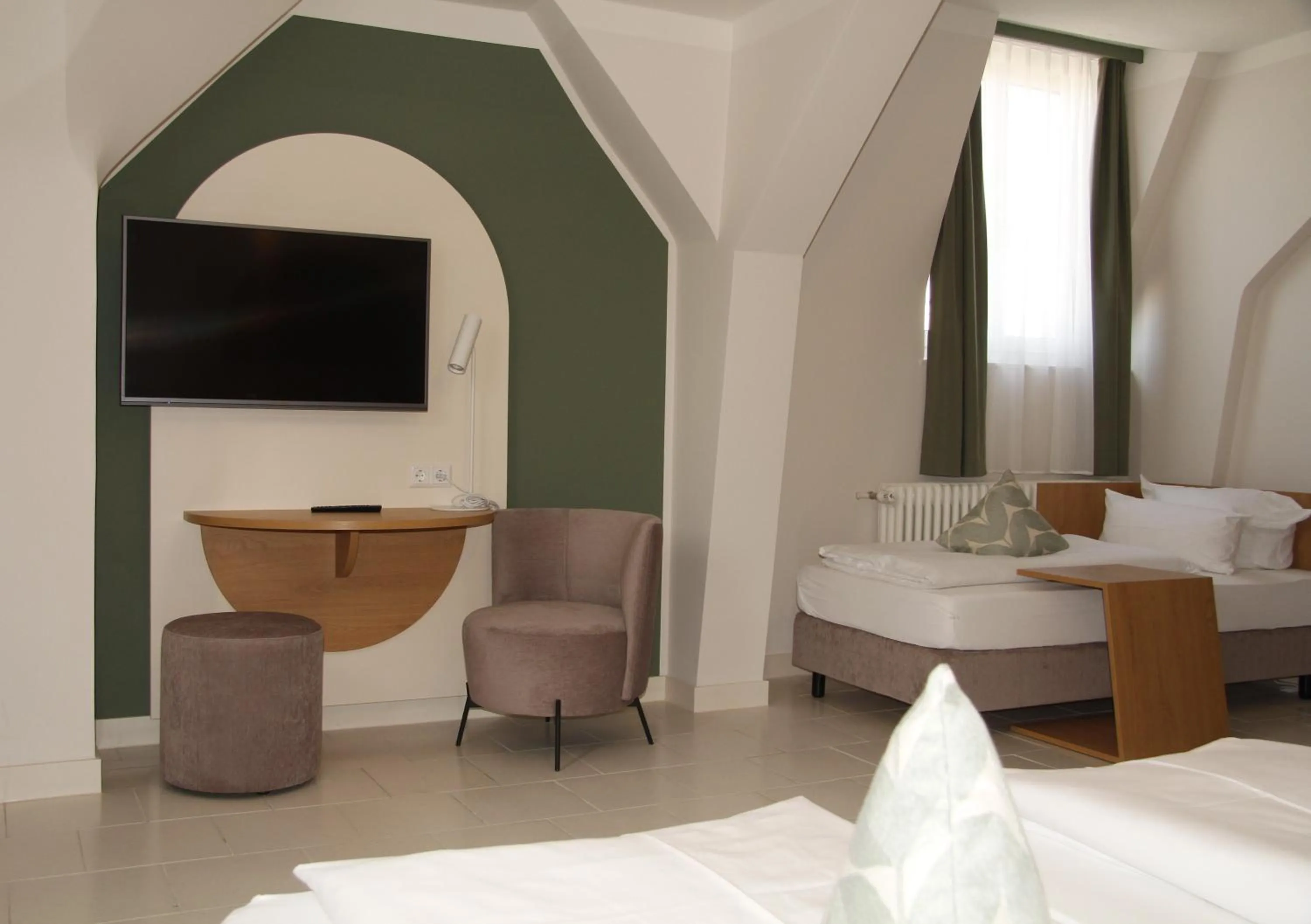 Bed in Gästehaus Centro in Konstanz