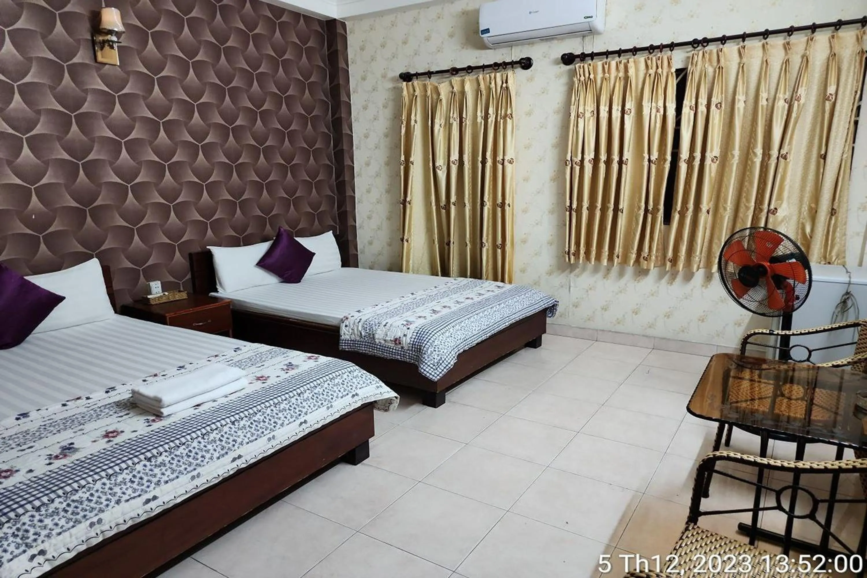 Bed in BAU CAT HOTEL