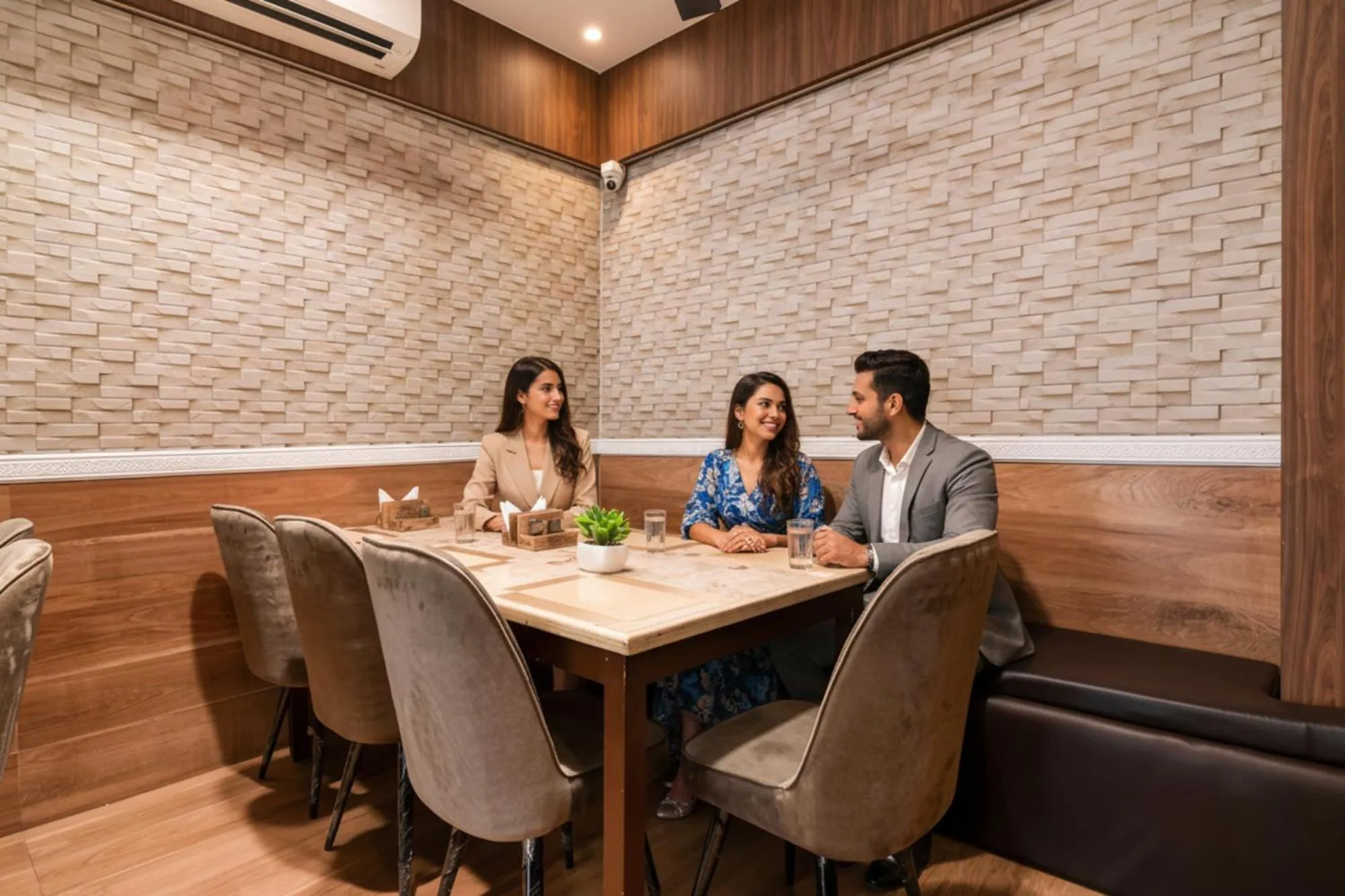 Restaurant/places to eat in FabHotel Seventy Seven