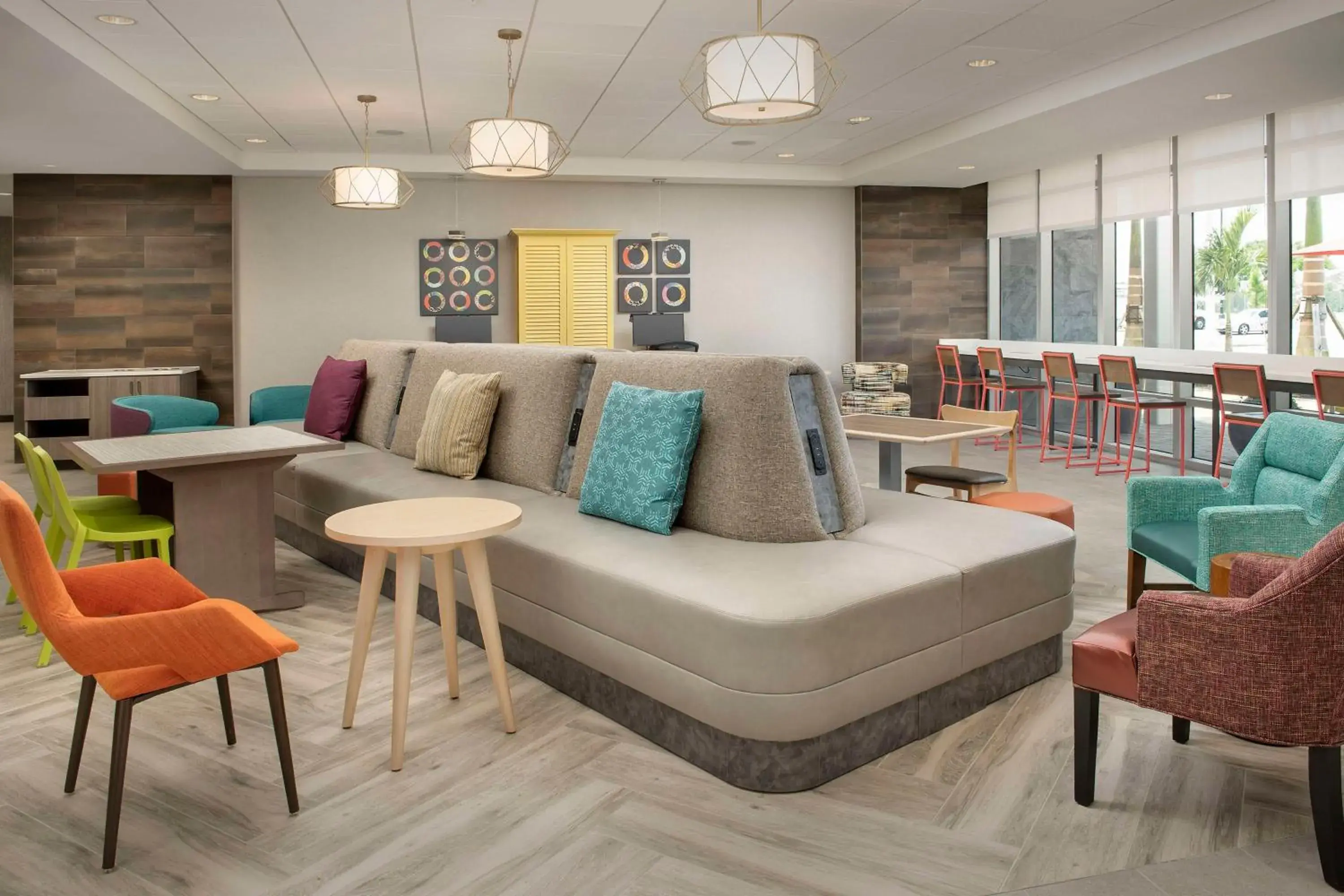 Lobby or reception in Home2 Suites by Hilton Fort Myers Airport Lobby or reception in Home2 Suites by Hilton Fort Myers Airport