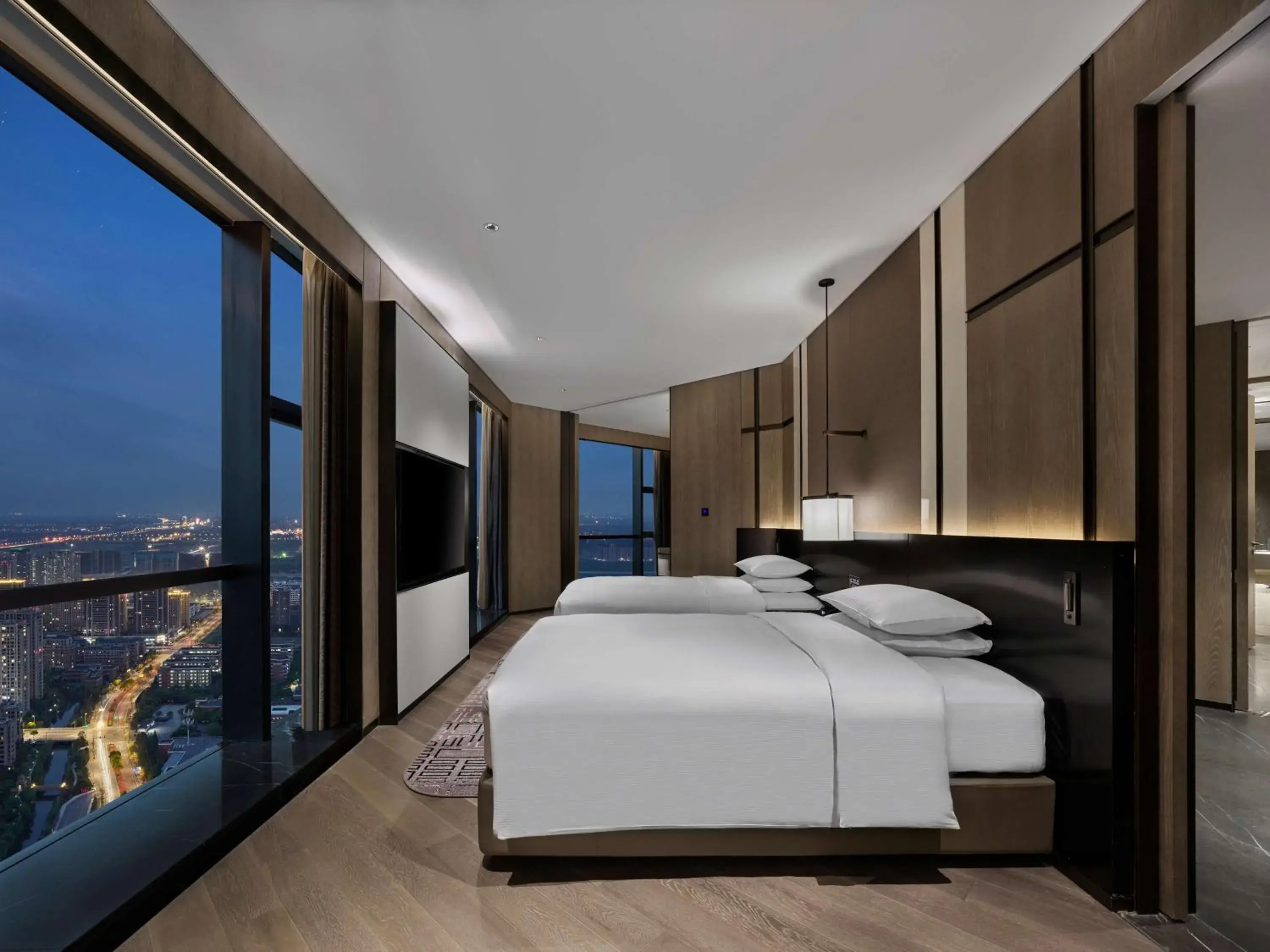 Bed in Hilton Jiaxing Bed in Hilton Jiaxing