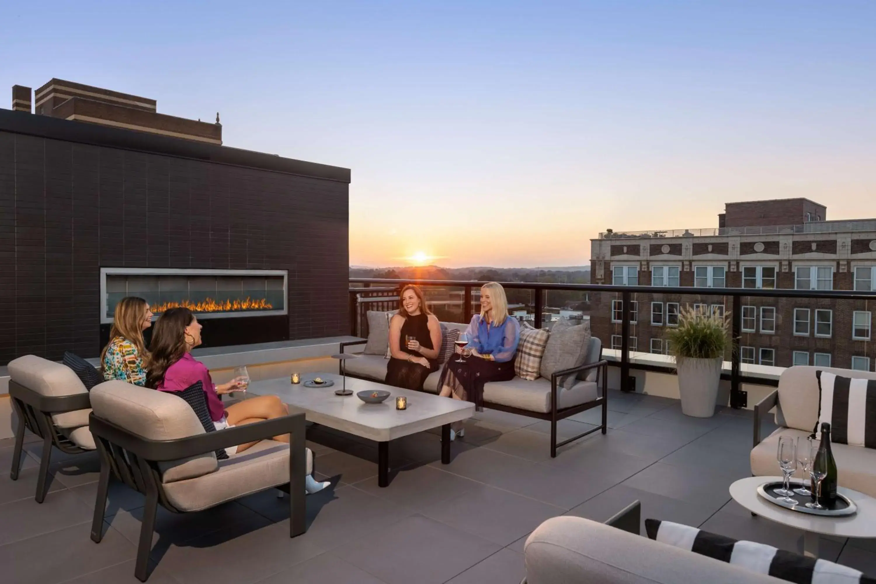 Lounge or bar in 106 Jefferson Huntsville, Curio Collection by Hilton Lounge or bar in 106 Jefferson Huntsville, Curio Collection by Hilton