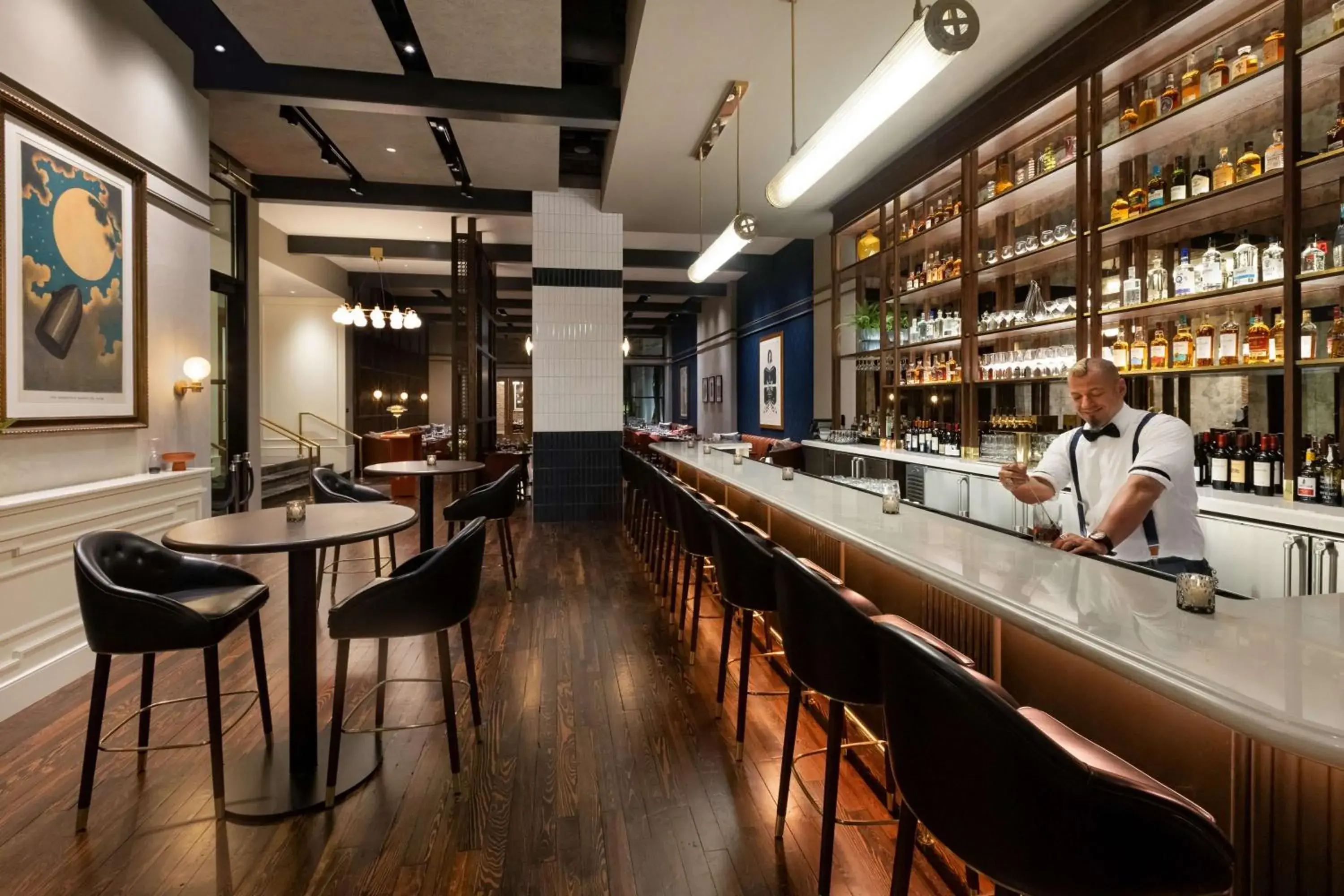 Lounge or bar in 106 Jefferson Huntsville, Curio Collection by Hilton Lounge or bar in 106 Jefferson Huntsville, Curio Collection by Hilton